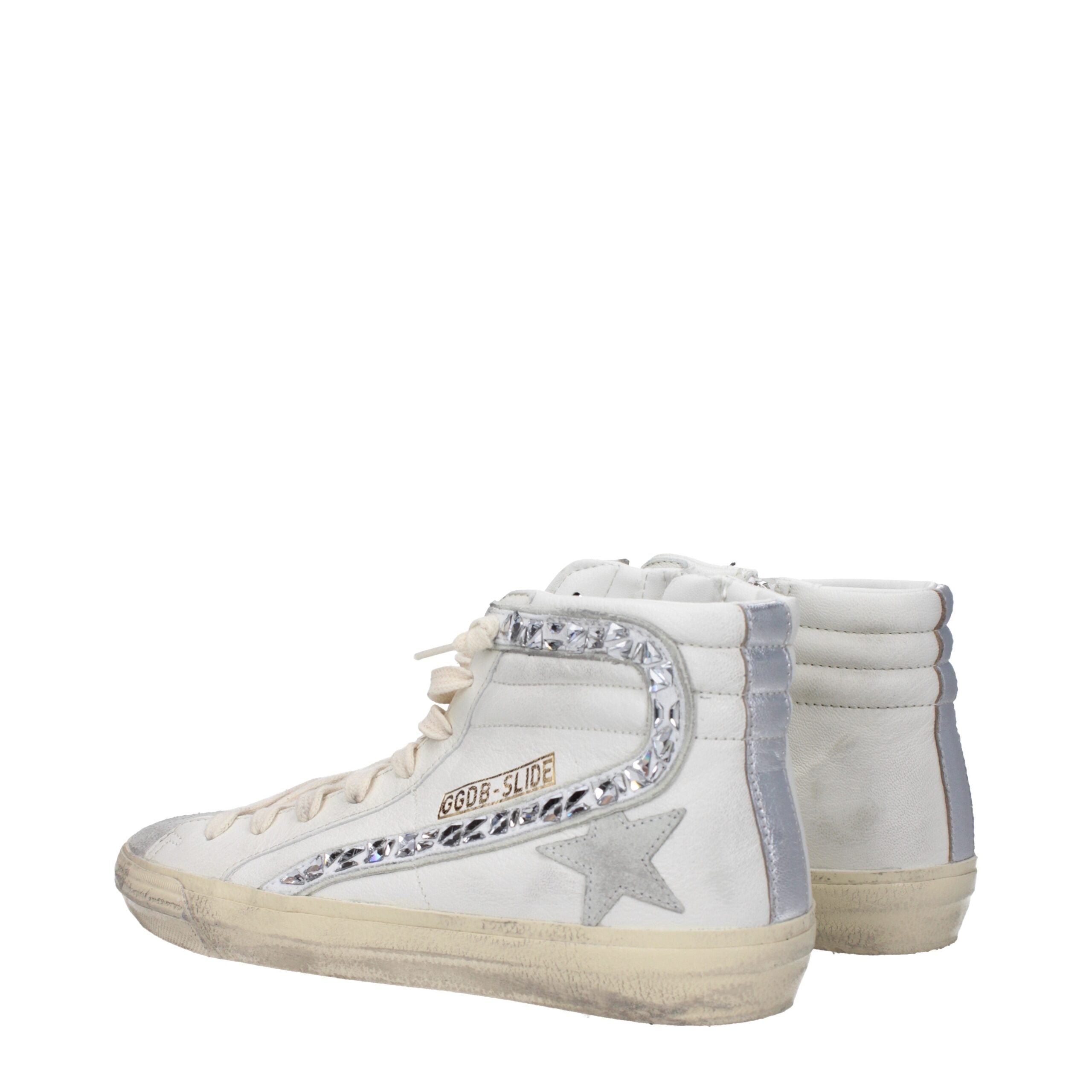 Golden Goose Weiße High-Top Sneakers aus Leder