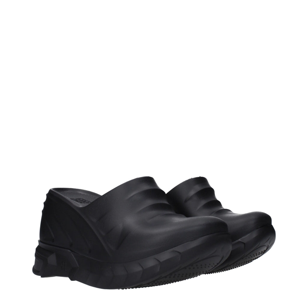 Givenchy Schwarz Baumwolle Hausschuhe Sandalen