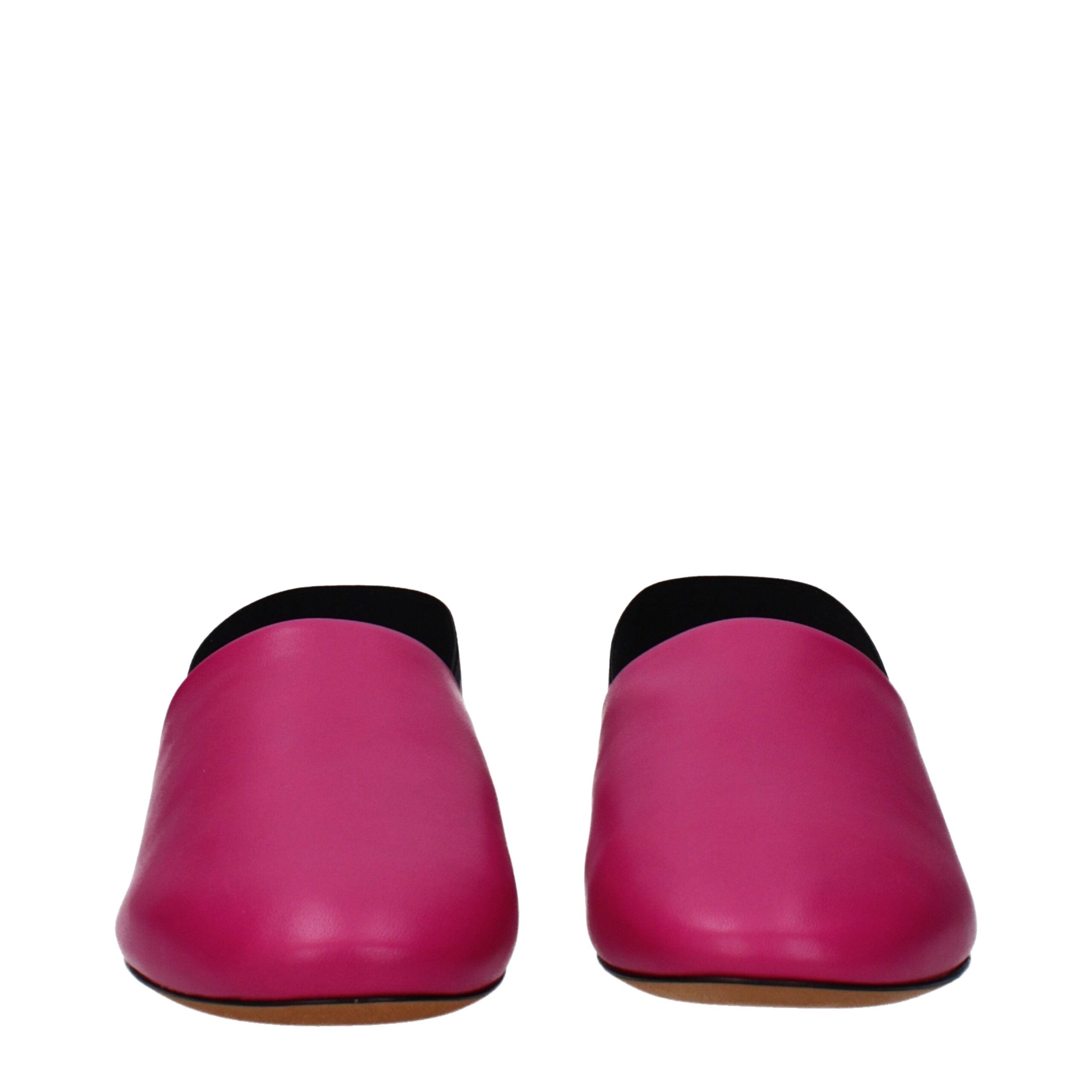 Givenchy Flache Sandalen aus rosa Leder