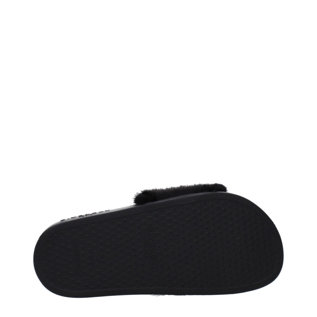 Givenchy Schwarz Baumwolle Hausschuhe Sandalen