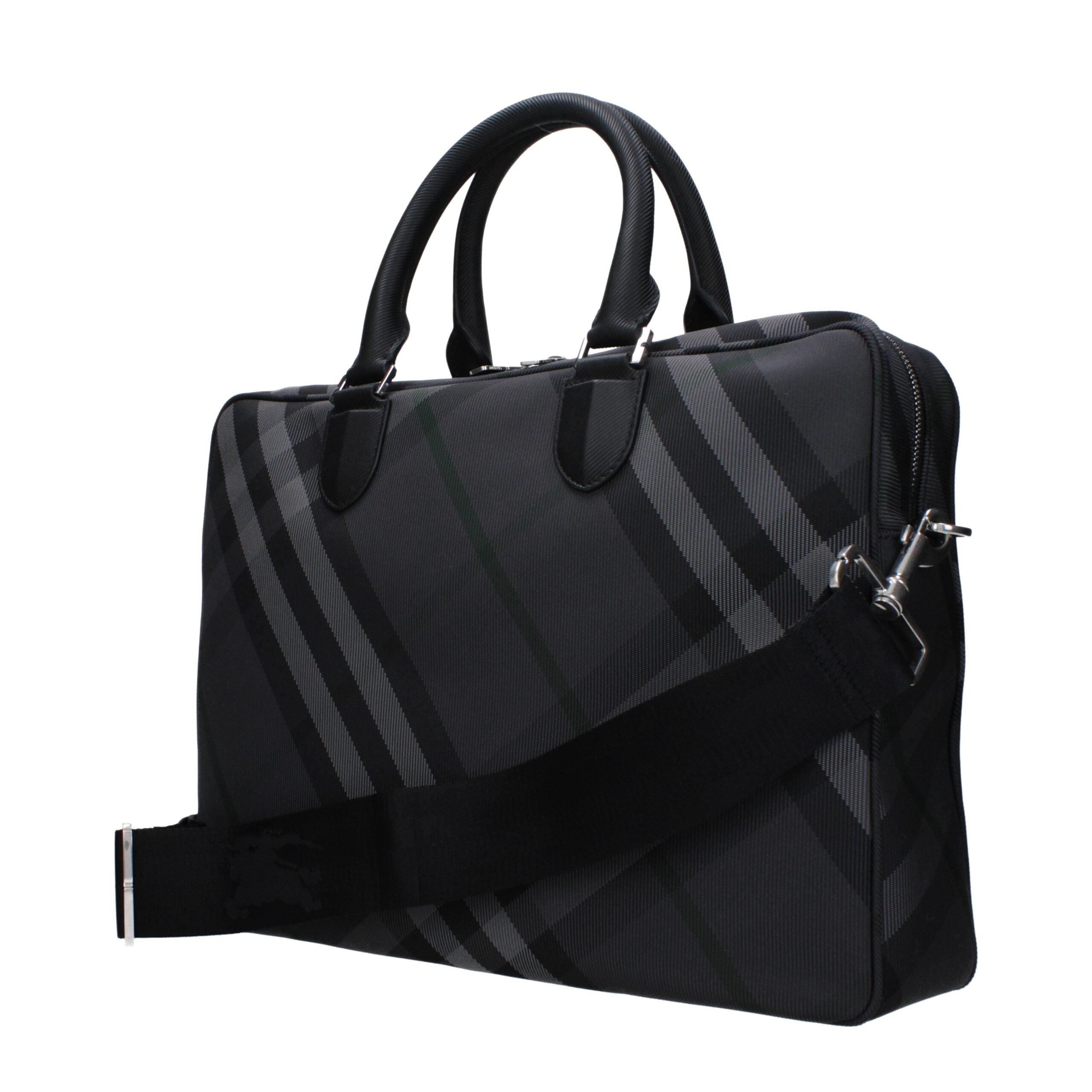 Burberry Graue Business- und Laptop-Taschen aus Stoff