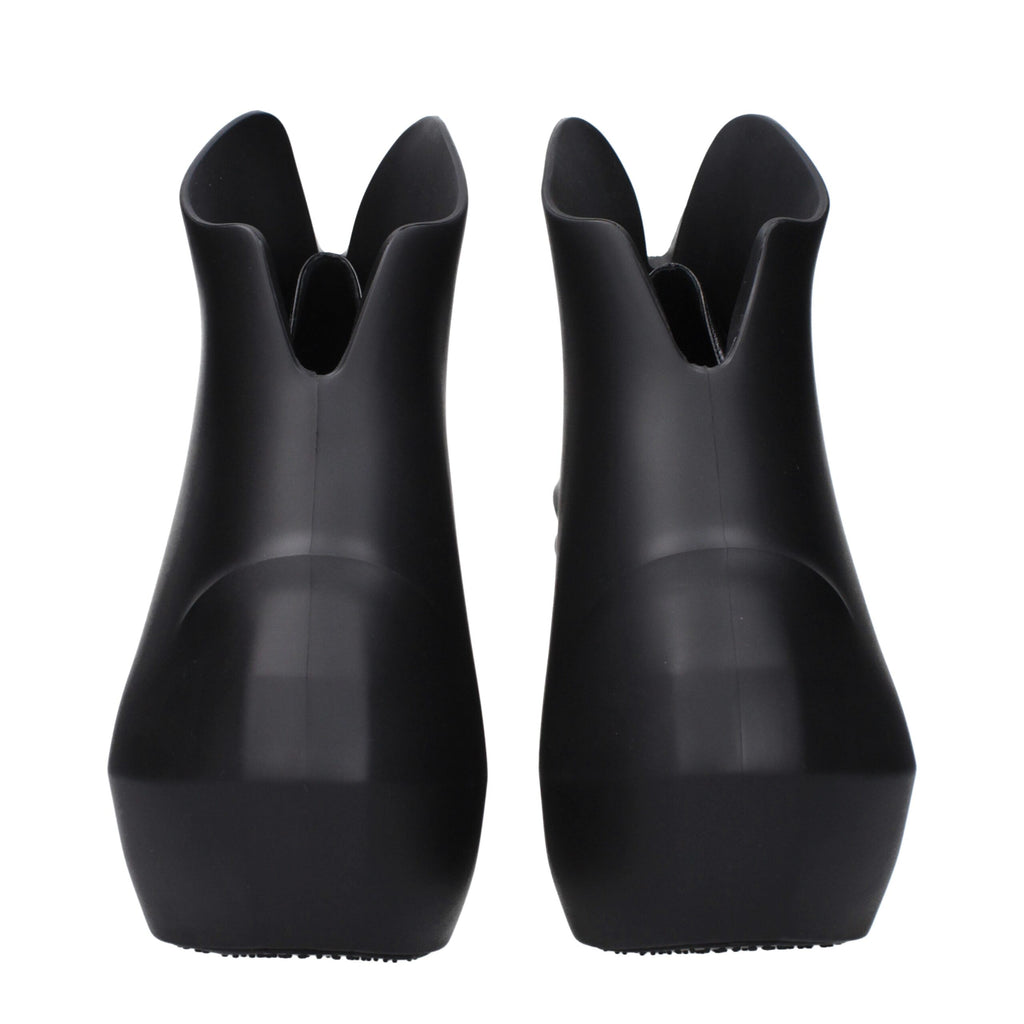 Givenchy Schwarze Keilsandalen aus Baumwolle