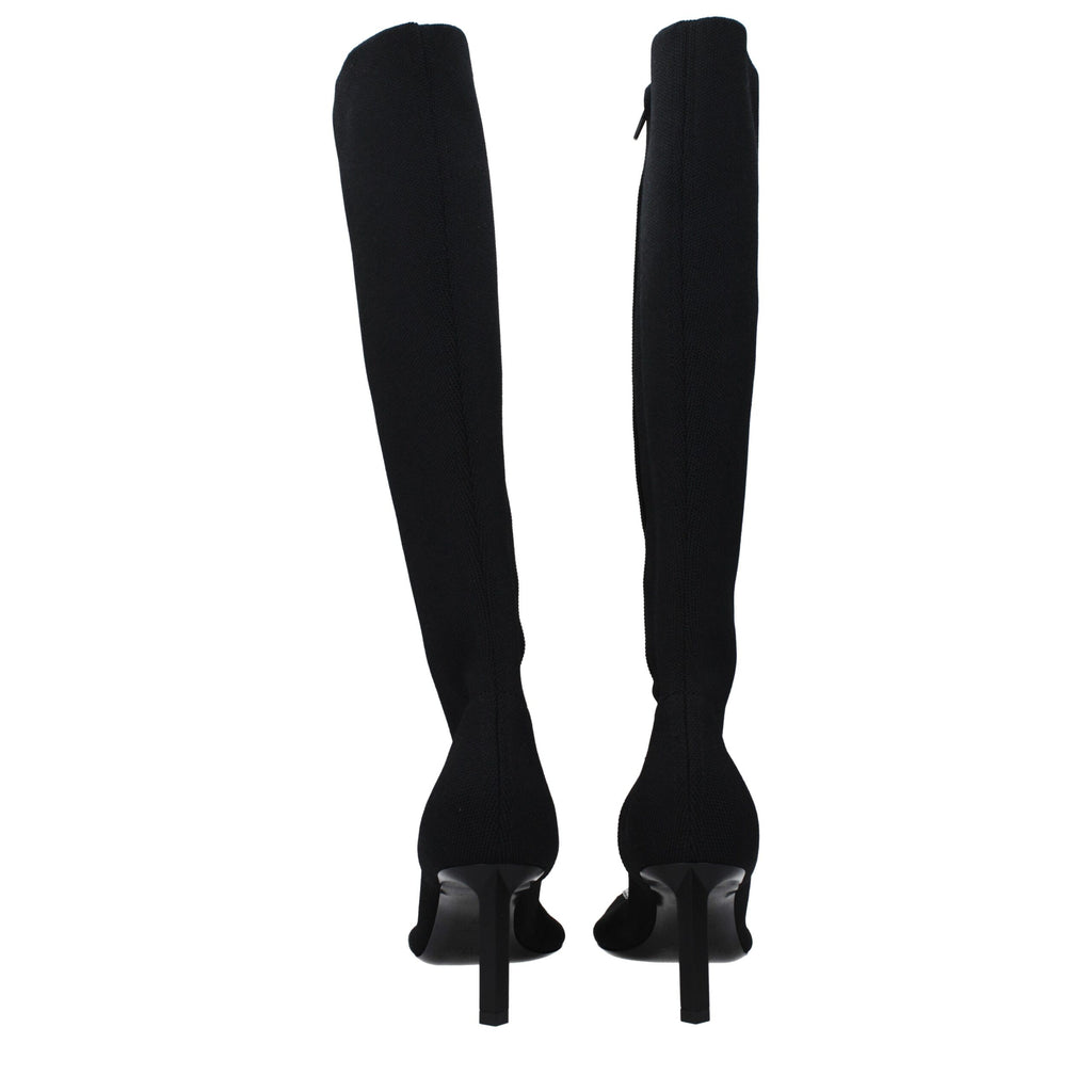 Givenchy Schwarze Schnürstiefel aus Stoff