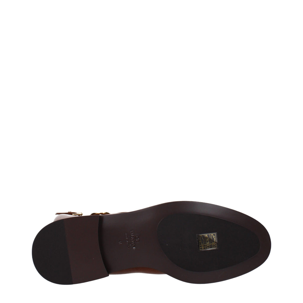 Valentino Garavani Braune Lederstiefel