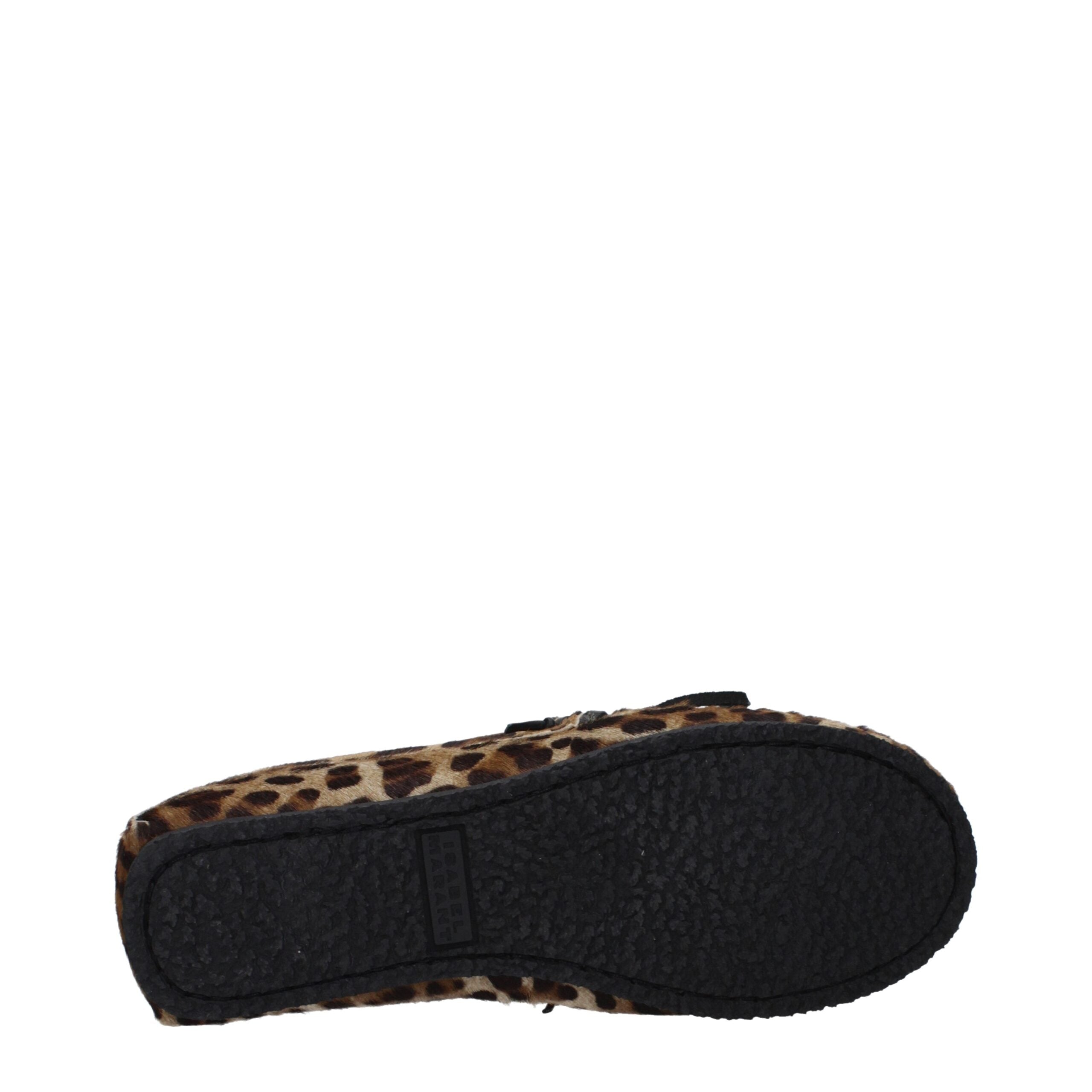 Isabel Marant Braune Rosshaar Slipper