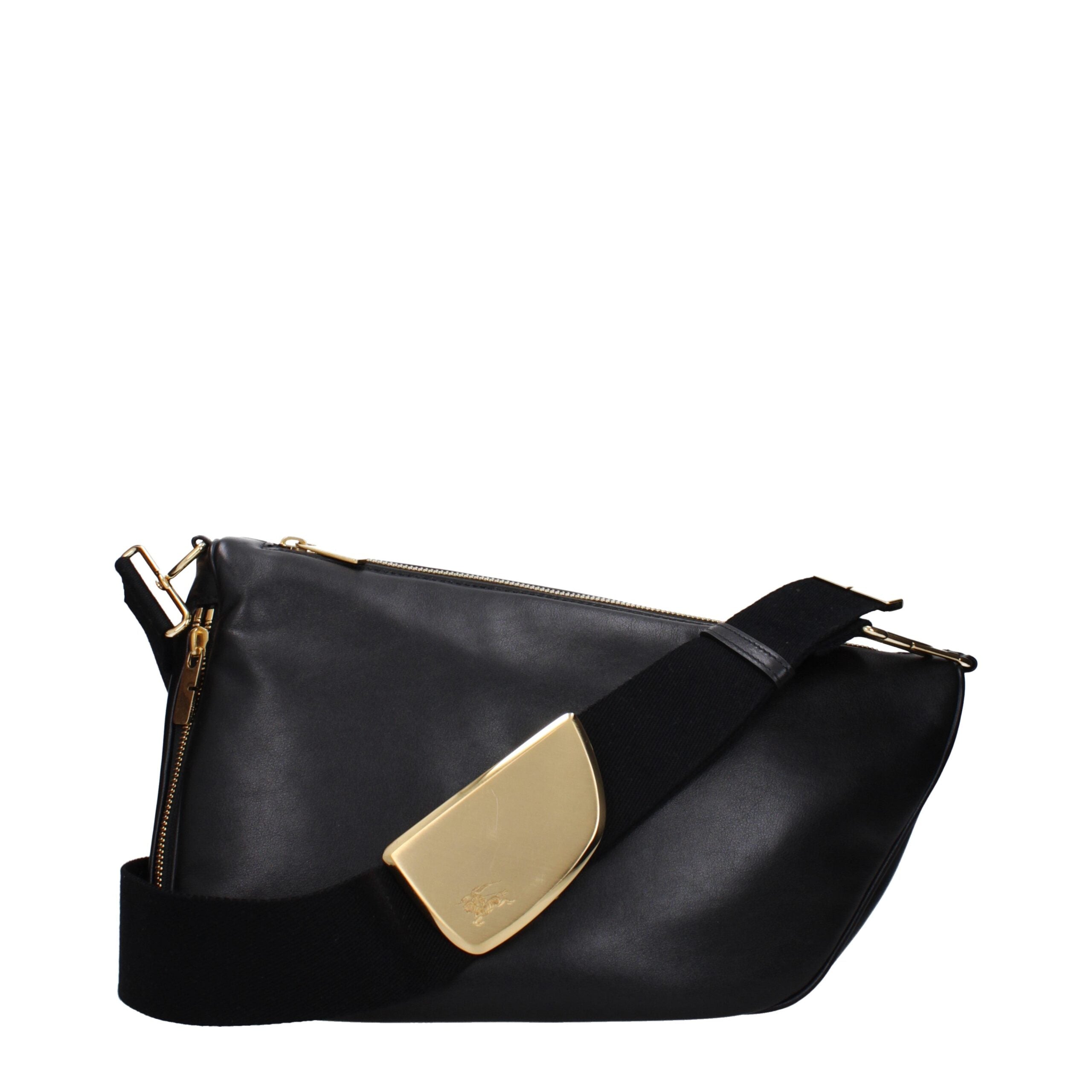 Burberry Schwarze Leder-Crossbody-Taschen