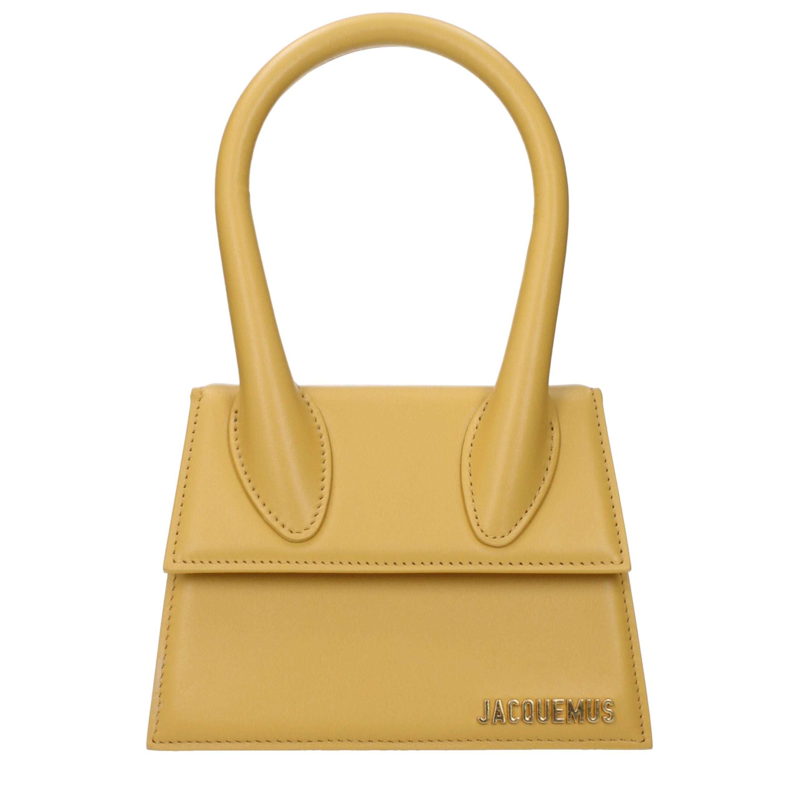 Jacquemus Gelbe Lederhandtasche