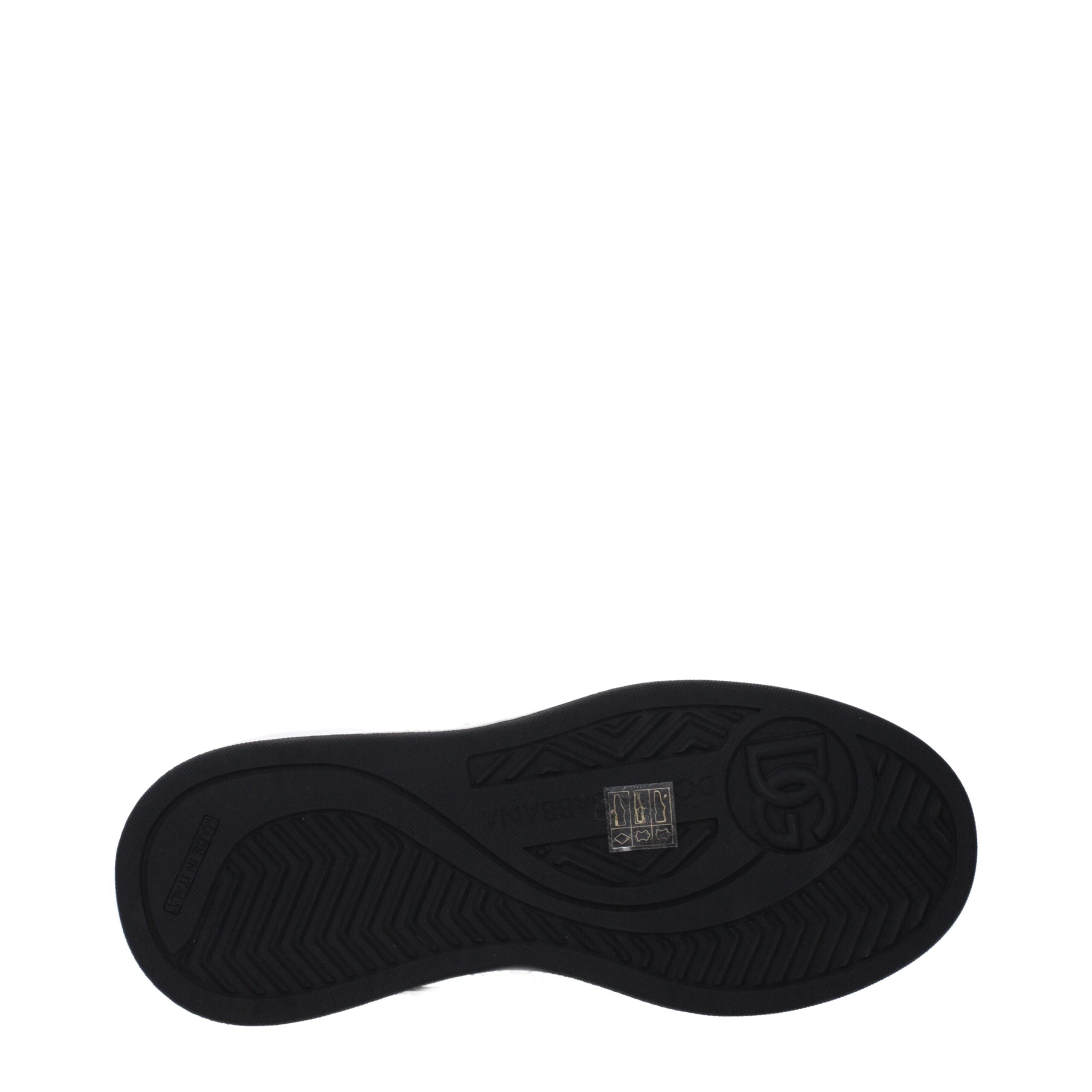 Dolce & Gabbana Weiße Leder-Low Tops
