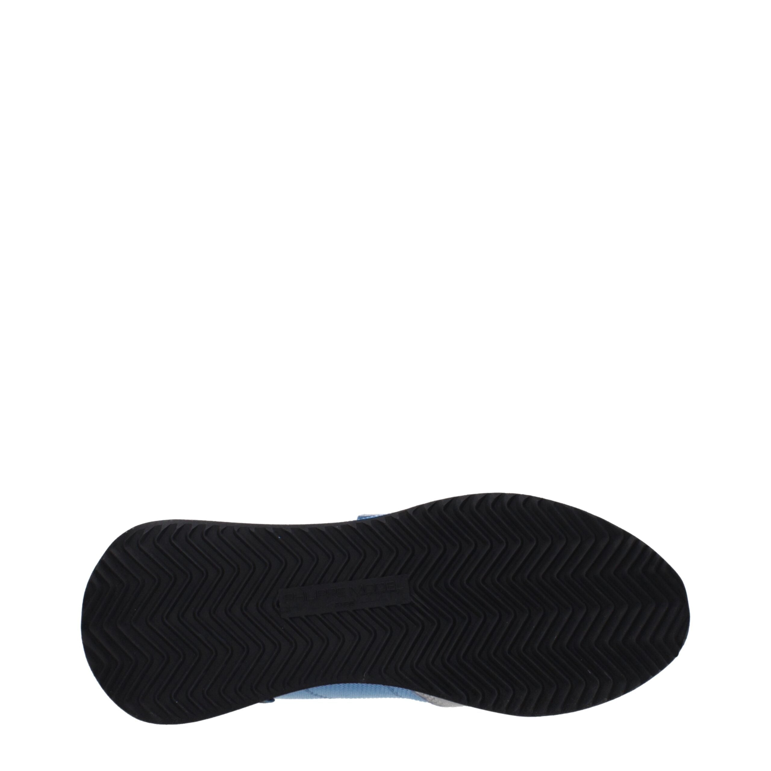 Philippe Model Blaue Stoff-Sneaker mit niedrigem Schaft