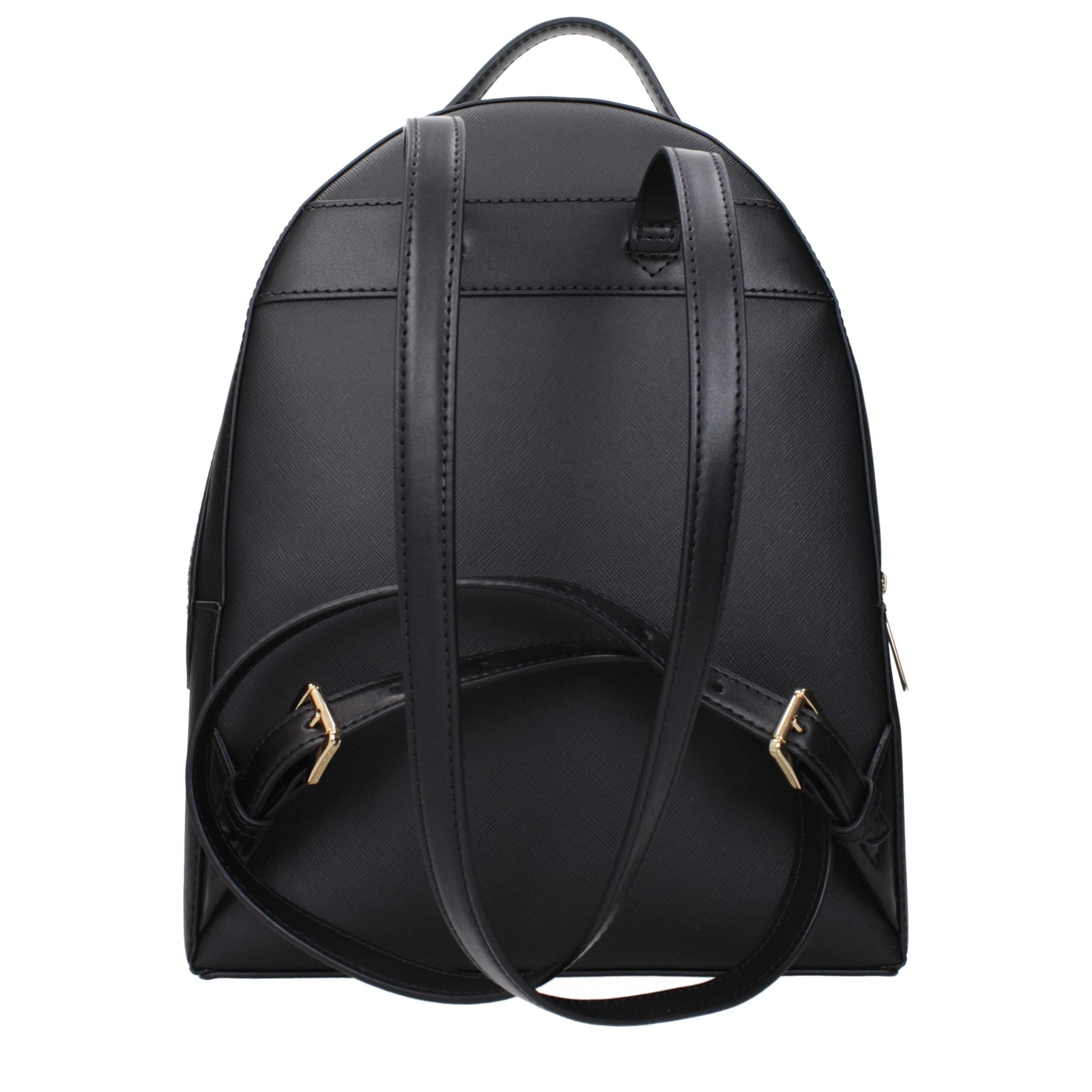 Michael Kors Schwarze Lederrucksäcke