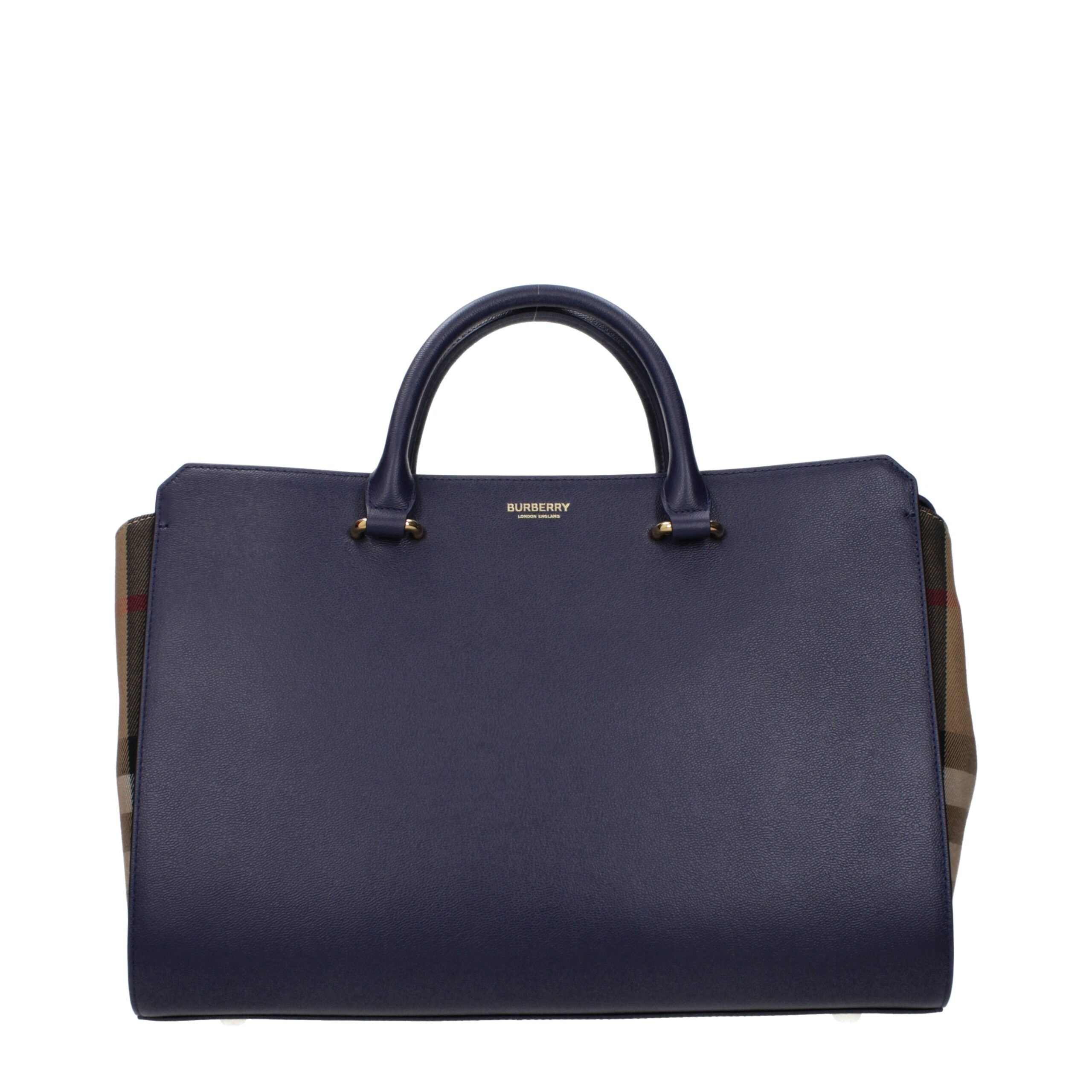 Burberry Blaue Lederhandtaschen