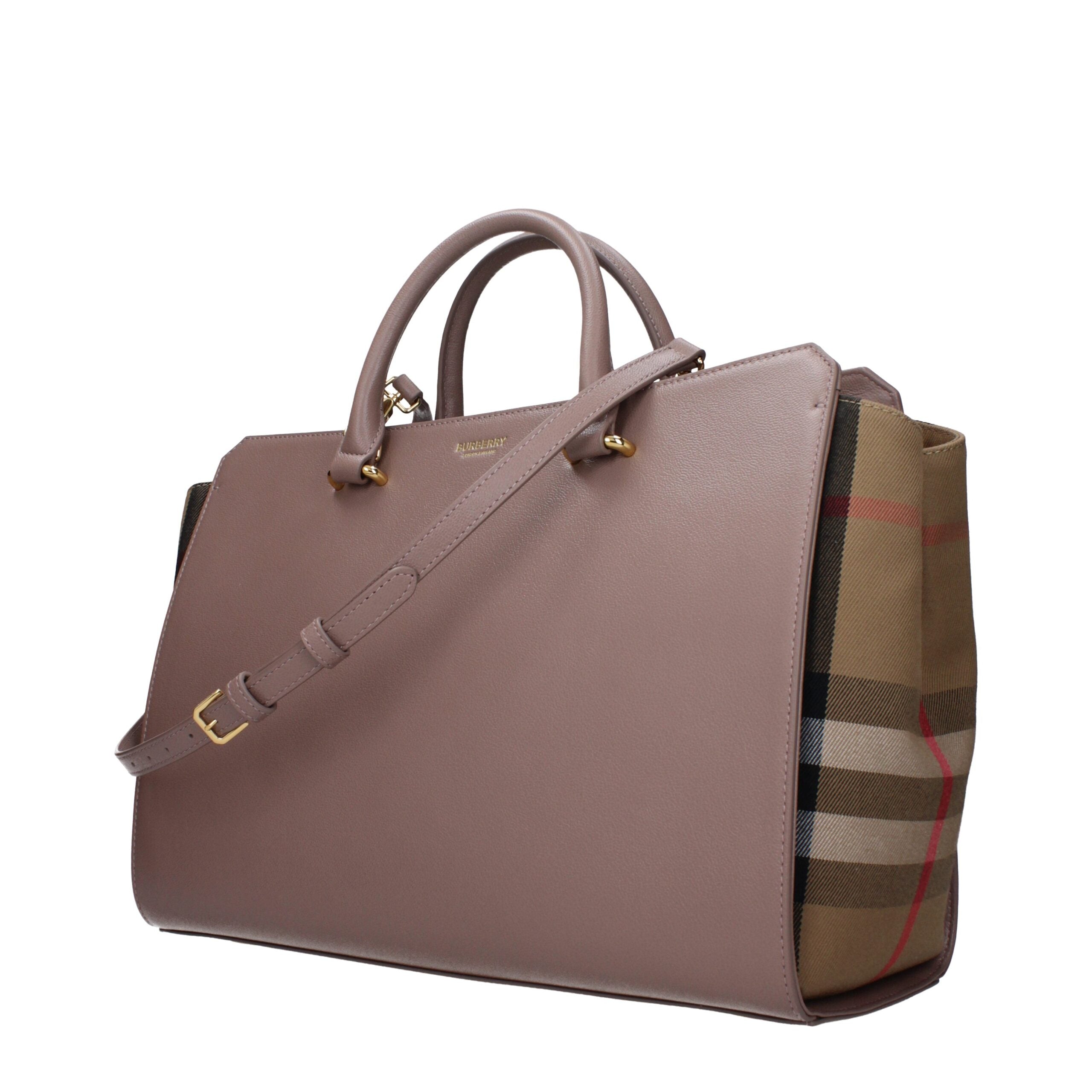 Burberry Graue Lederhandtaschen