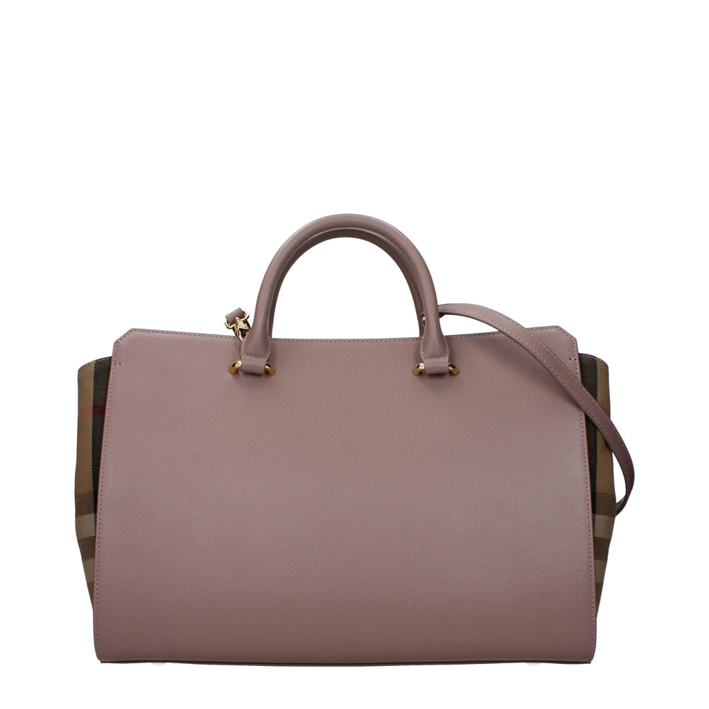 Burberry Graue Lederhandtaschen