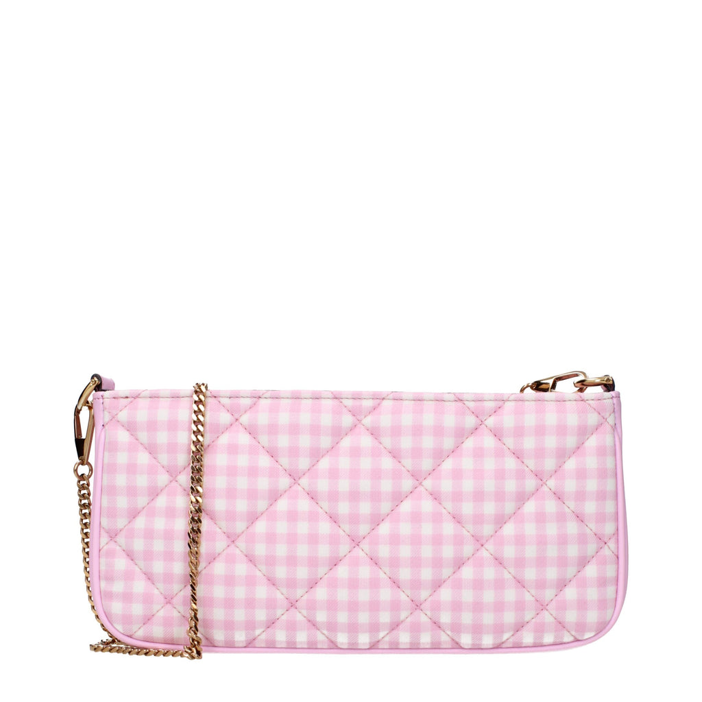 Versace Rosa Stoff-Umhängetaschen