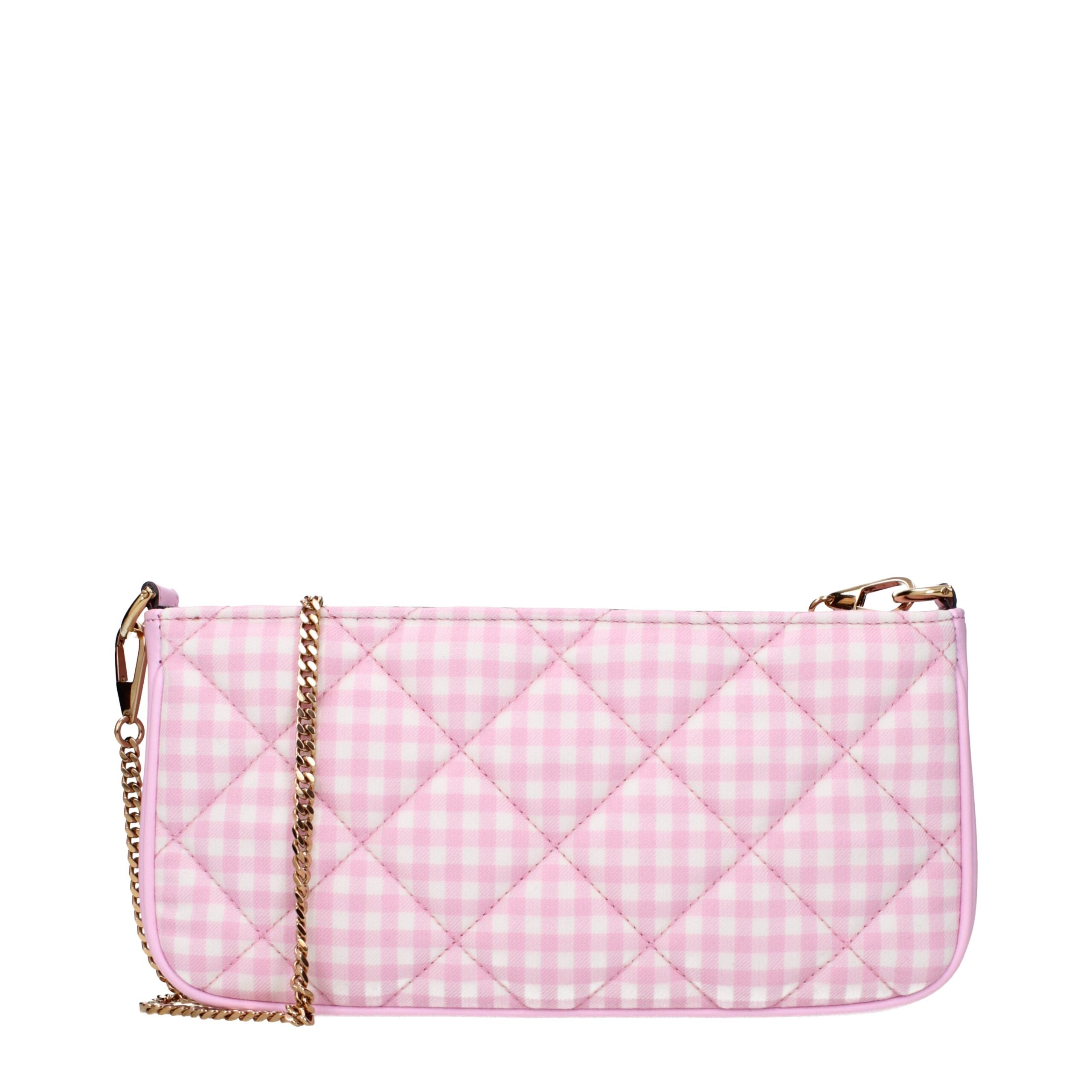 Versace Rosa Stoff-Umhängetaschen