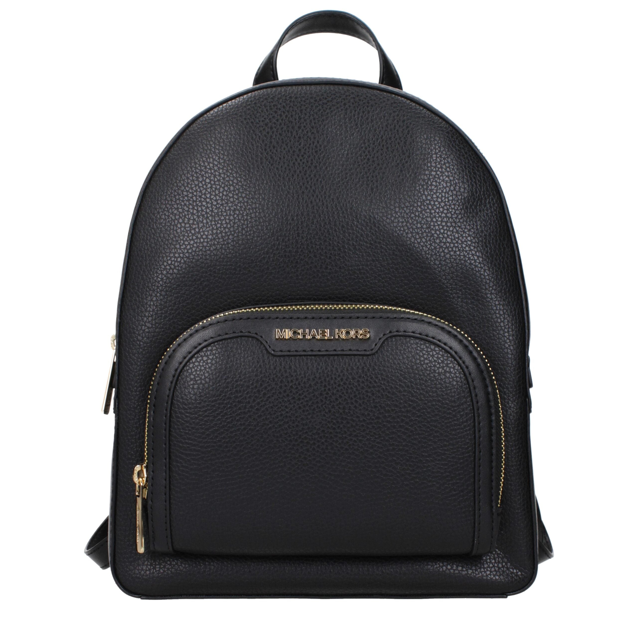 Michael Kors Schwarze Lederrucksäcke