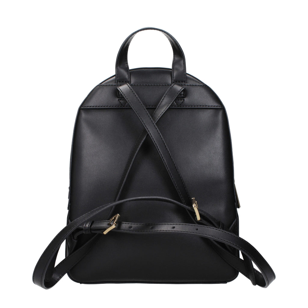 Michael Kors Schwarze Lederrucksäcke