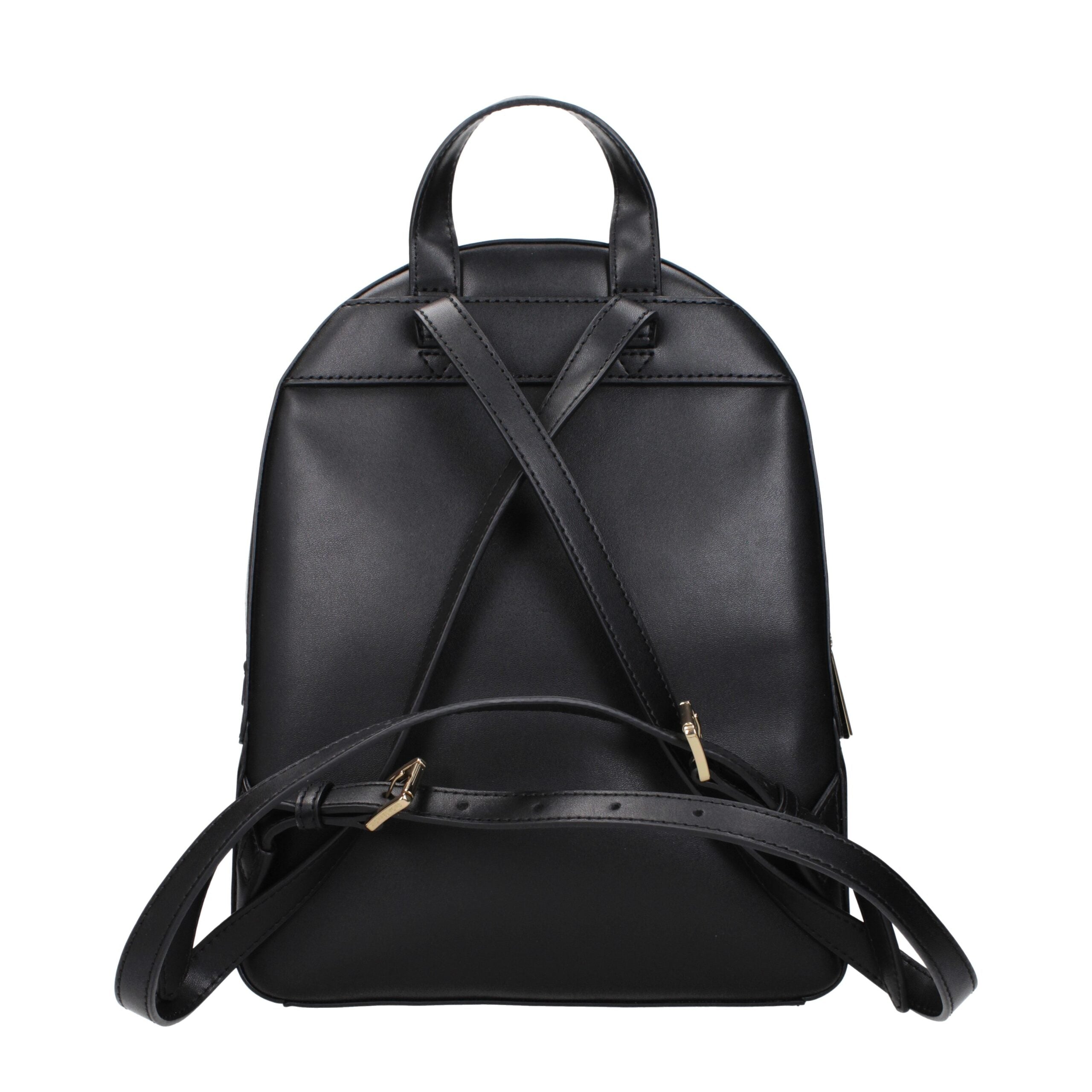 Michael Kors Schwarze Lederrucksäcke