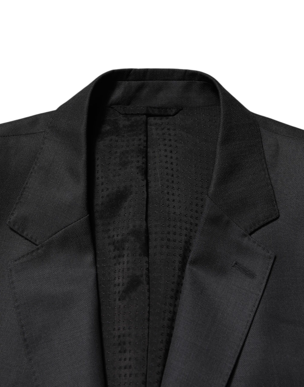 Dolce & Gabbana Dunkelgrauer einreihiger 2-teiliger Anzug aus Wolle