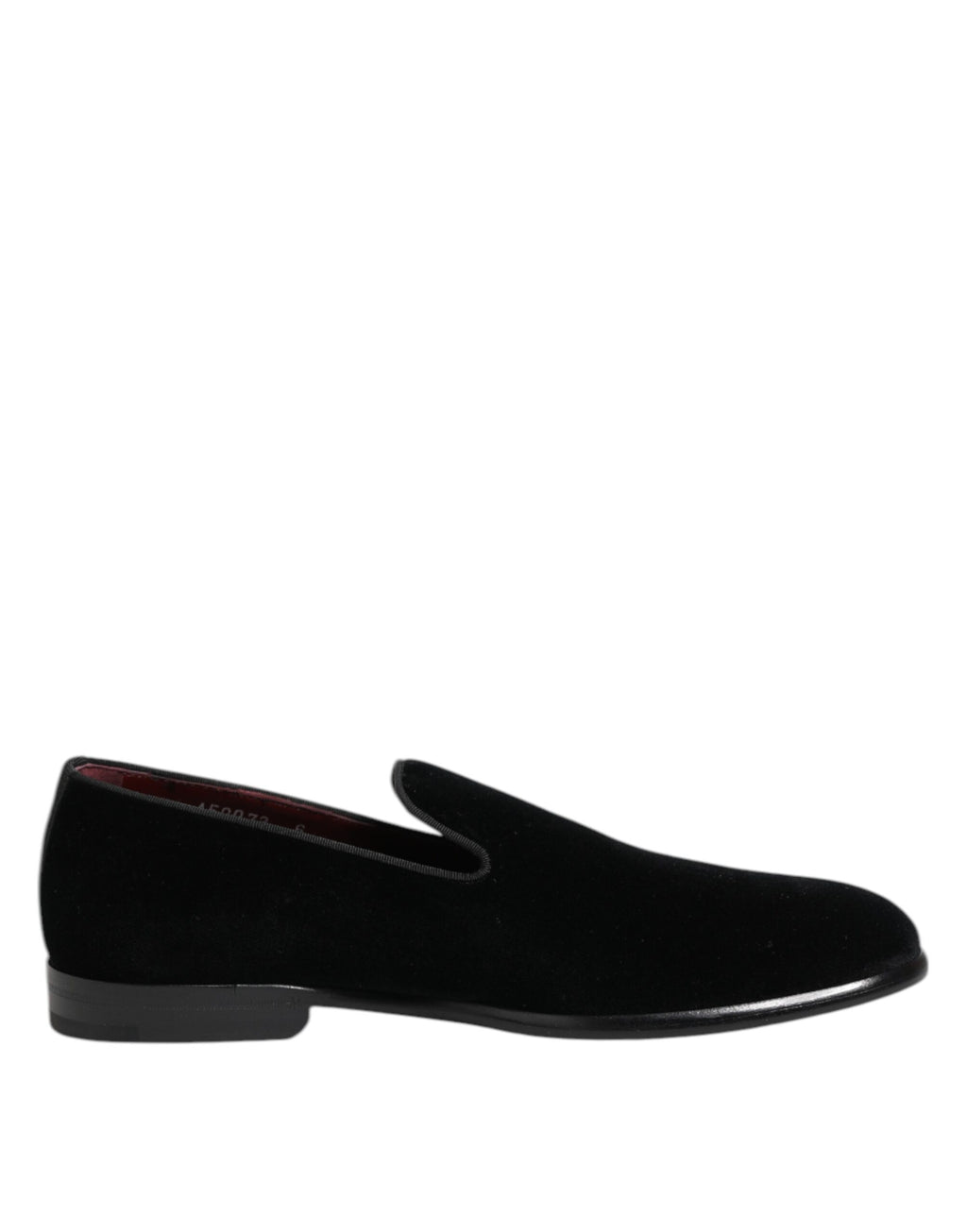 Dolce & Gabbana Zwarte Velvet Loafers Formele Heren Nette Schoenen