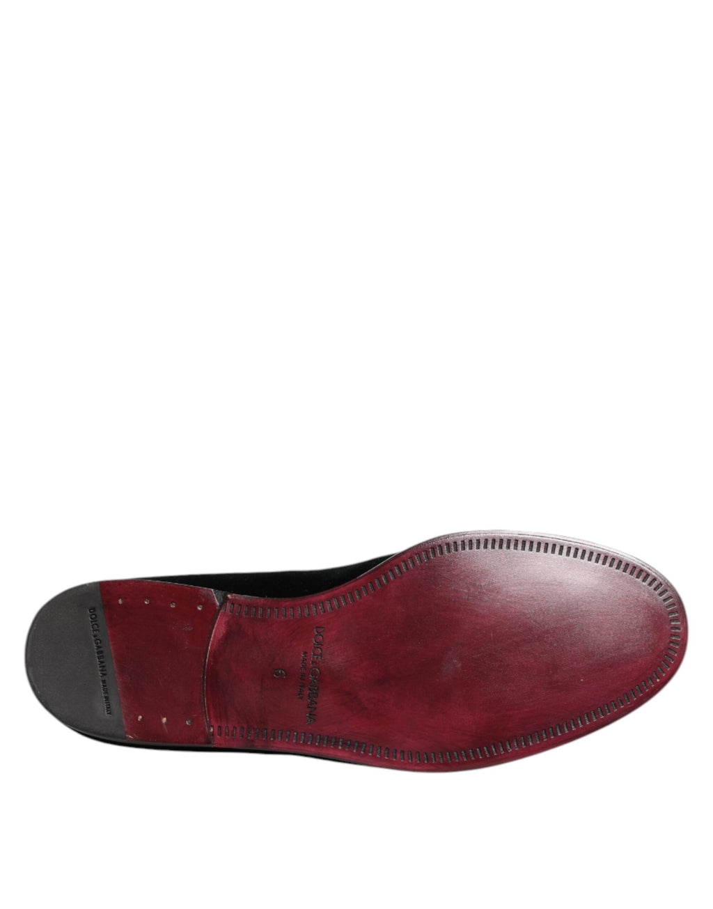 Dolce & Gabbana Zwarte Velvet Loafers Formele Heren Nette Schoenen