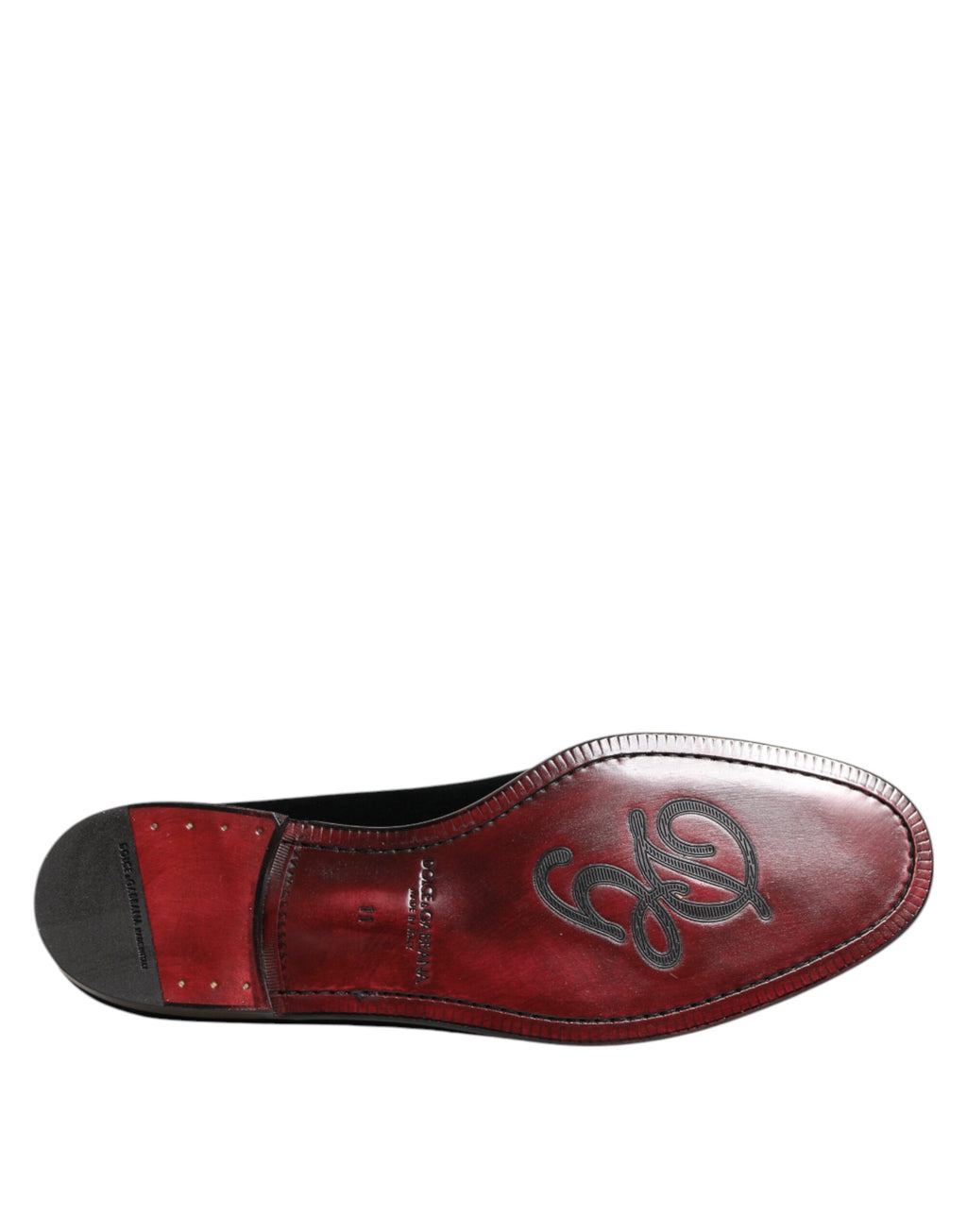 Dolce & Gabbana Zwarte Fluweel Instap Mocassins Heren Formele Schoenen