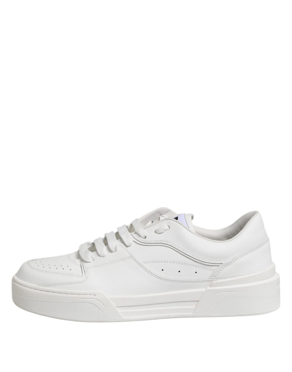 Dolce & Gabbana Weiß Miami Leder Low Top Turnschuhe Schuhe