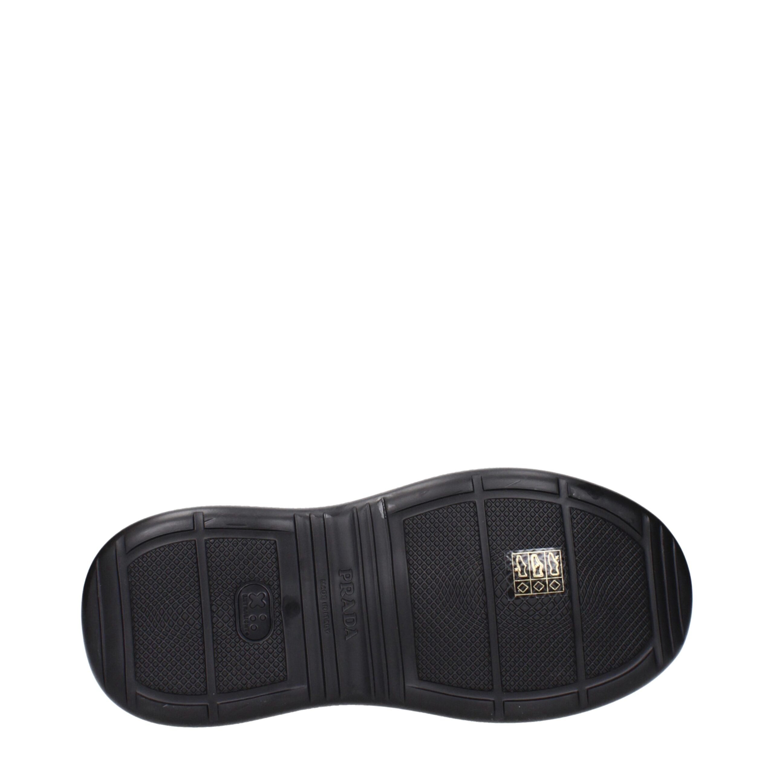 Prada Schwarze Baumwollstiefeletten