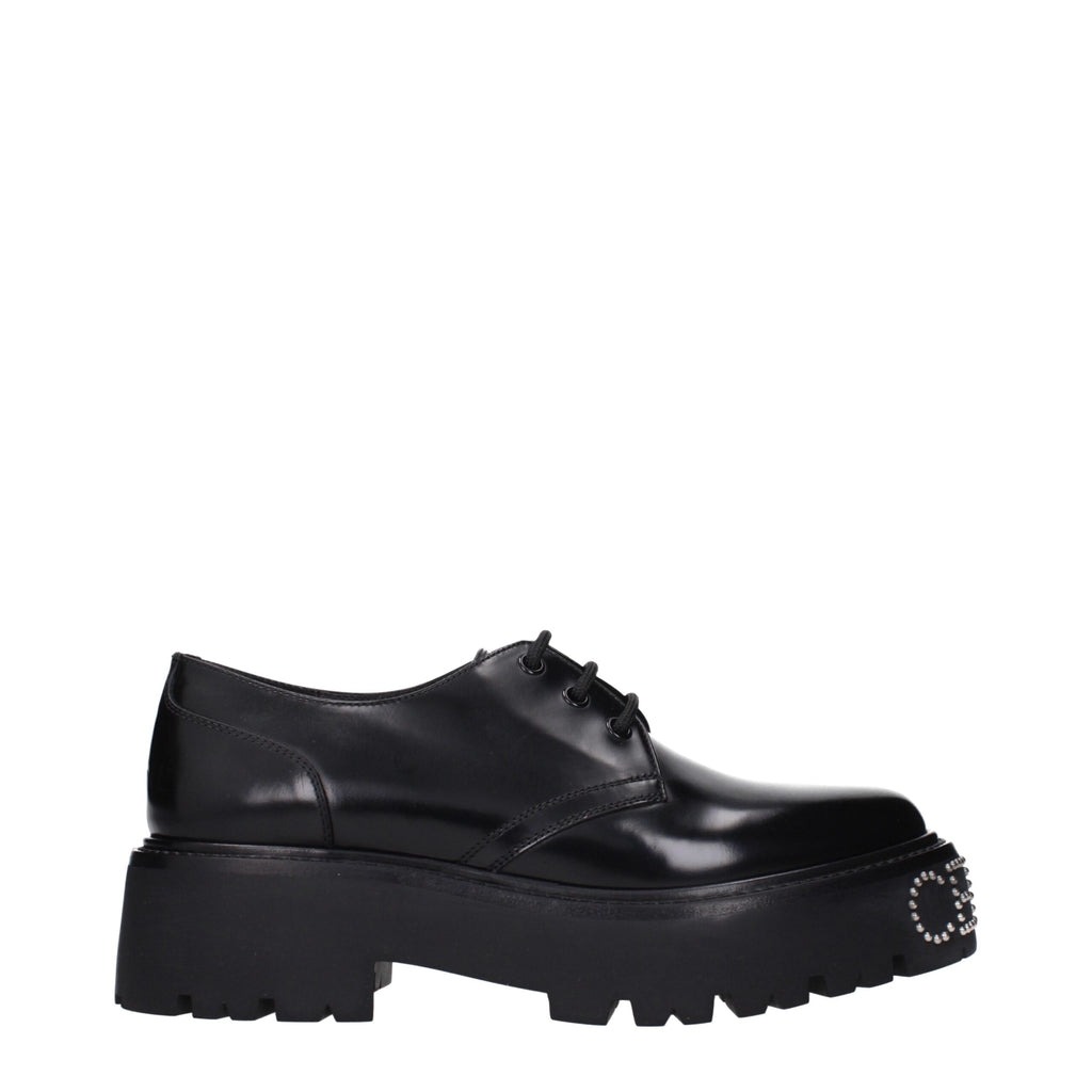 Celine Formelle Schuhe aus schwarzem Leder