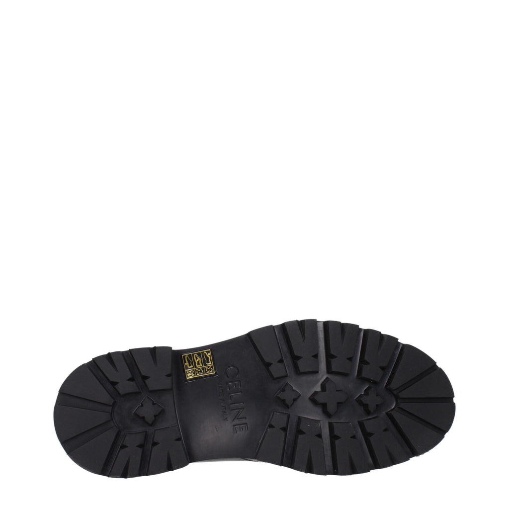 Celine Formelle Schuhe aus schwarzem Leder