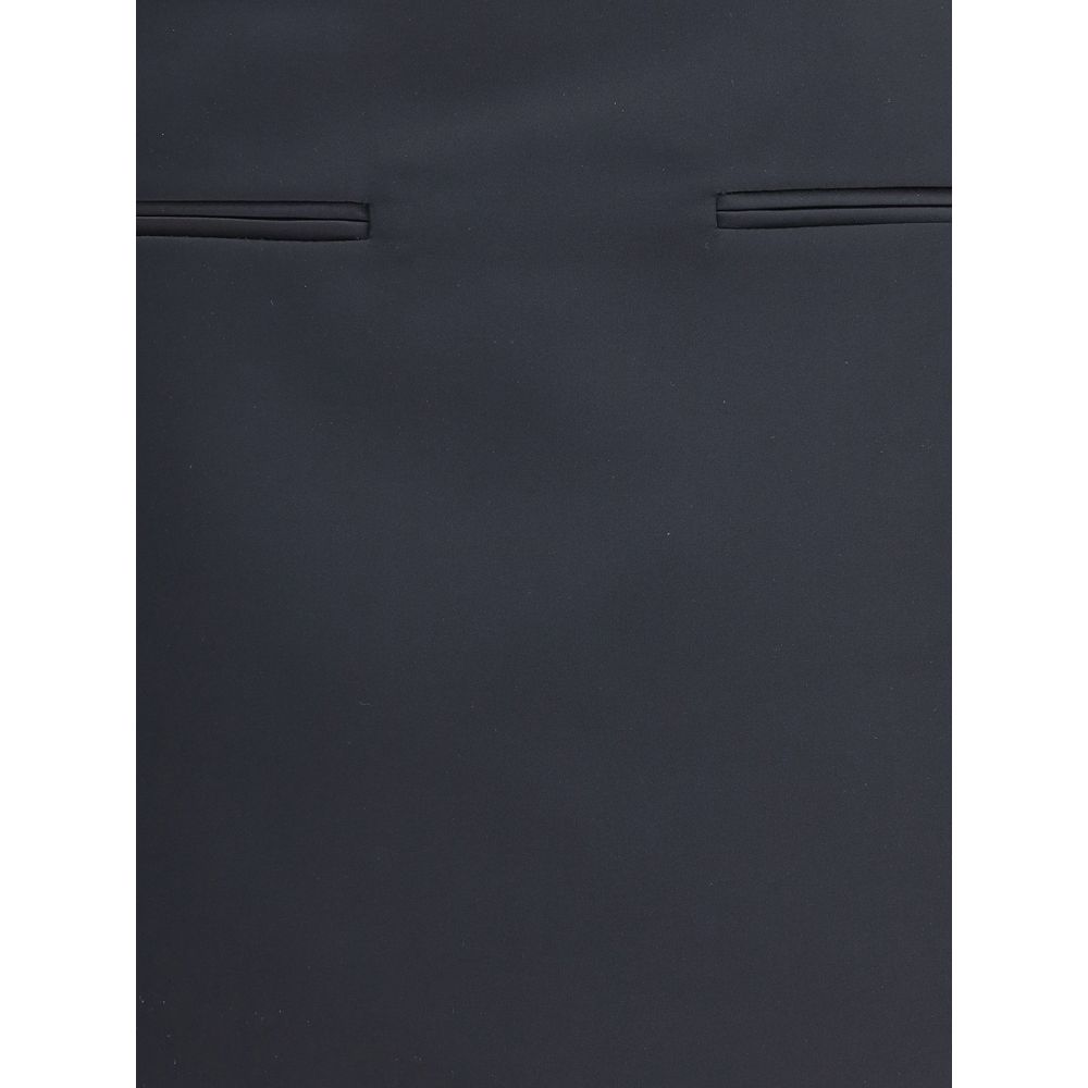 Courrèges Schwarzer Polyester-Minirock