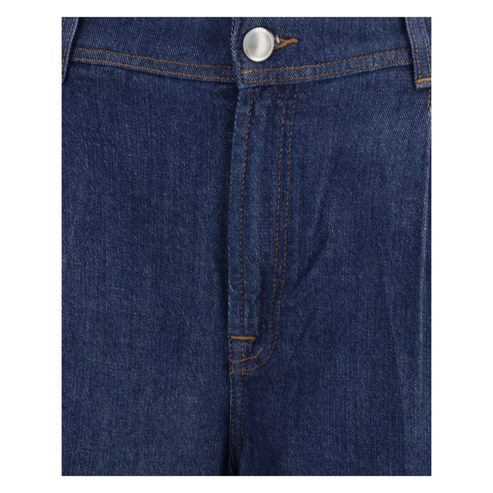 7FOR Modale Jeans aus blauem Denim