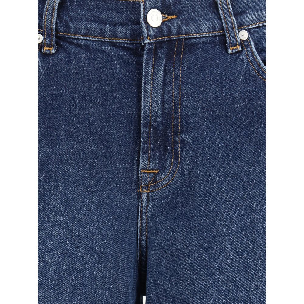 7FOR Blaue Baumwoll-Jeans aus Denim