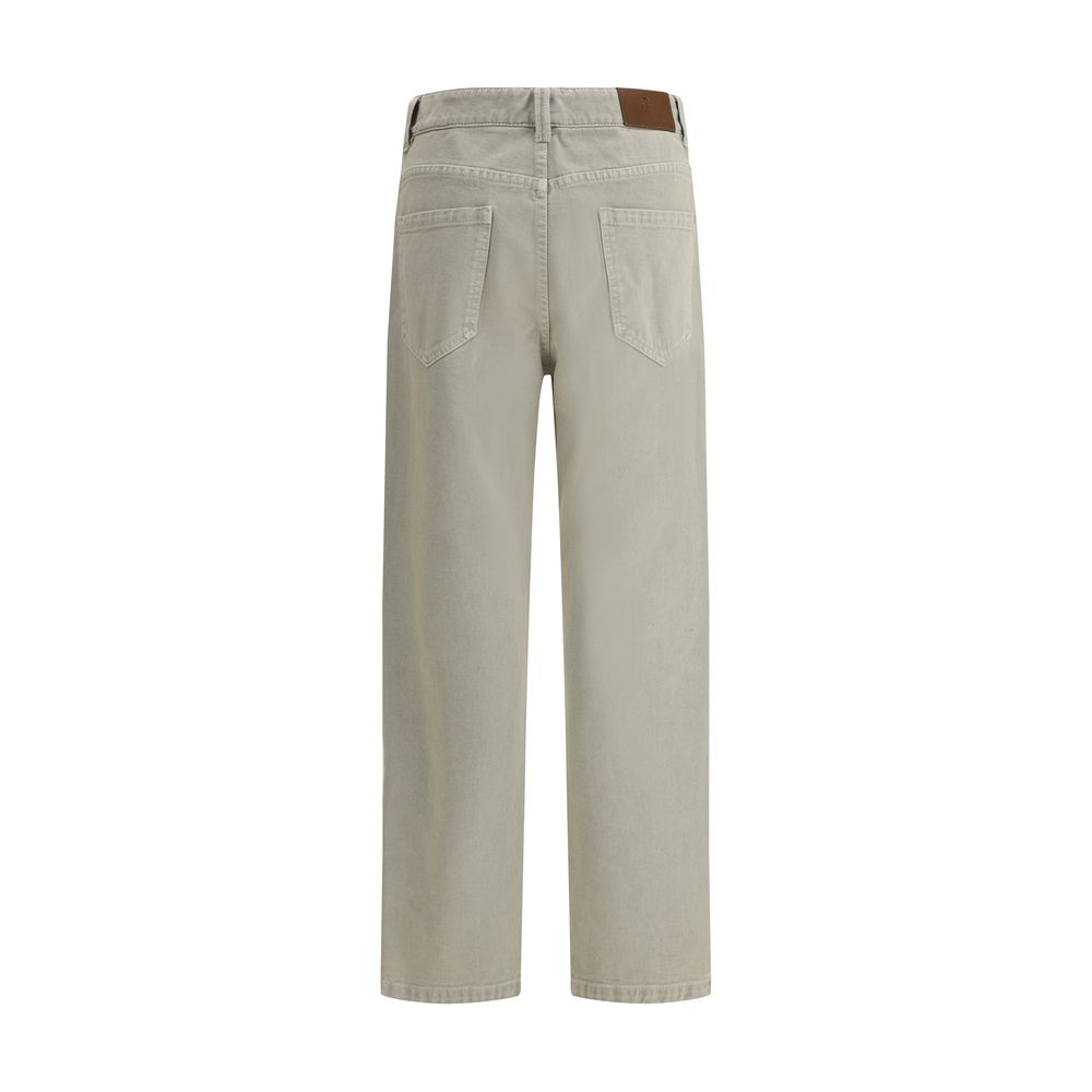 Brunello Cucinelli Gerade gefärbte Jeans