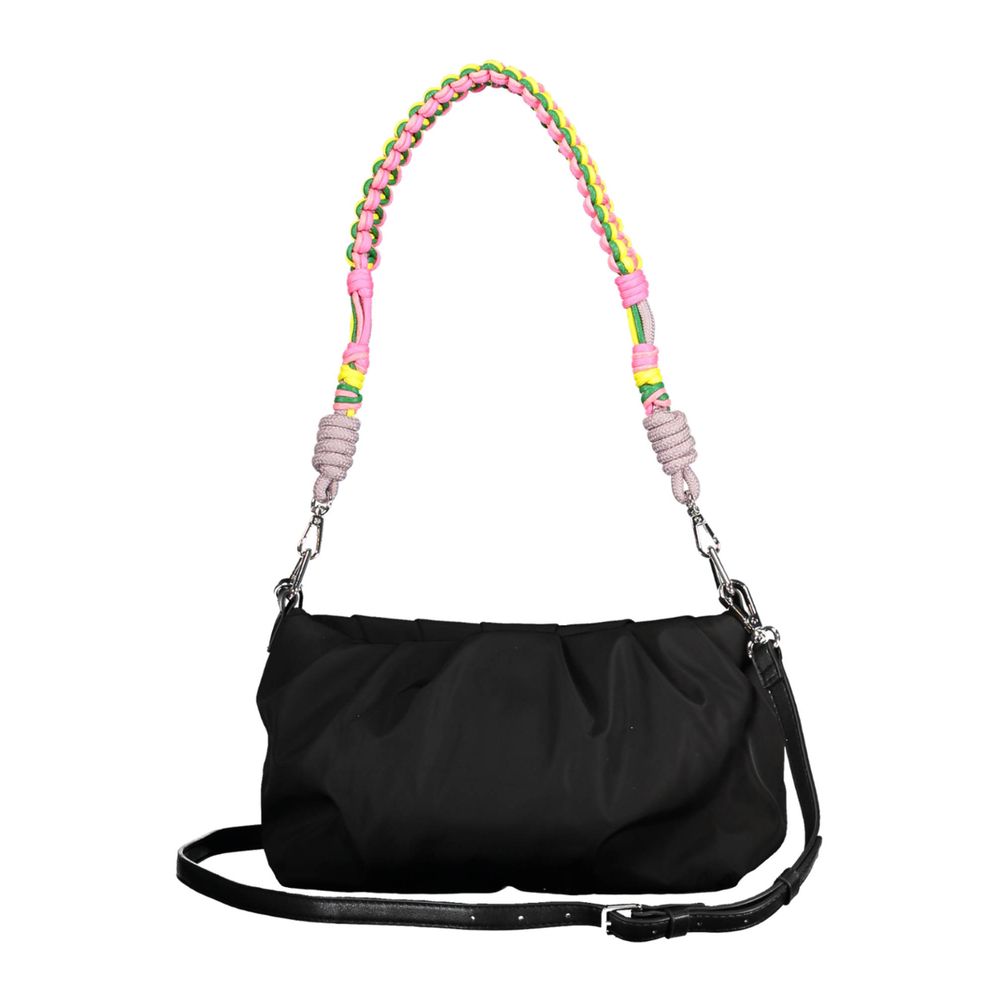 Desigual Schwarze Polyester Handtasche