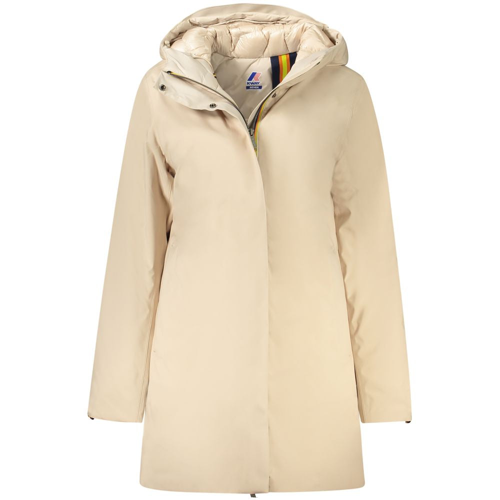 K-WAY Beige Polyester Jacken &amp