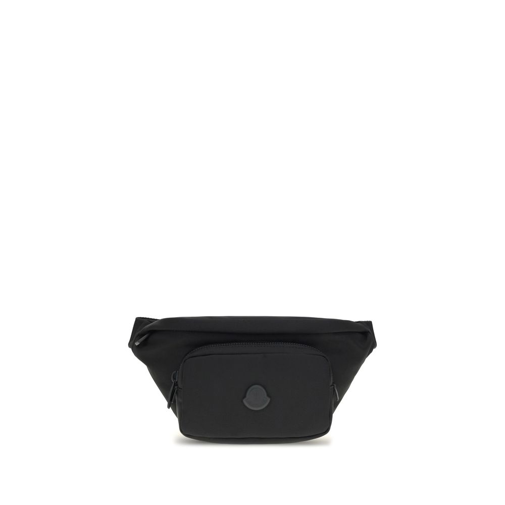 Moncler Schwarze Nylon-Clutch