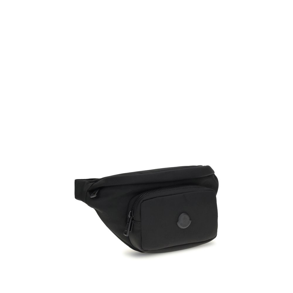 Moncler Schwarze Nylon-Clutch