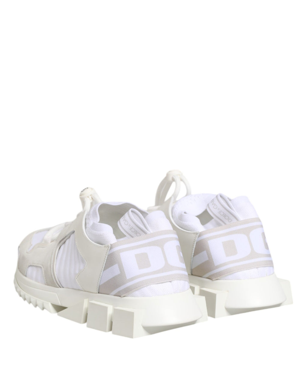 Dolce & Gabbana Weiß Sorrento Low Top Lace Up Turnschuhe Schuhe