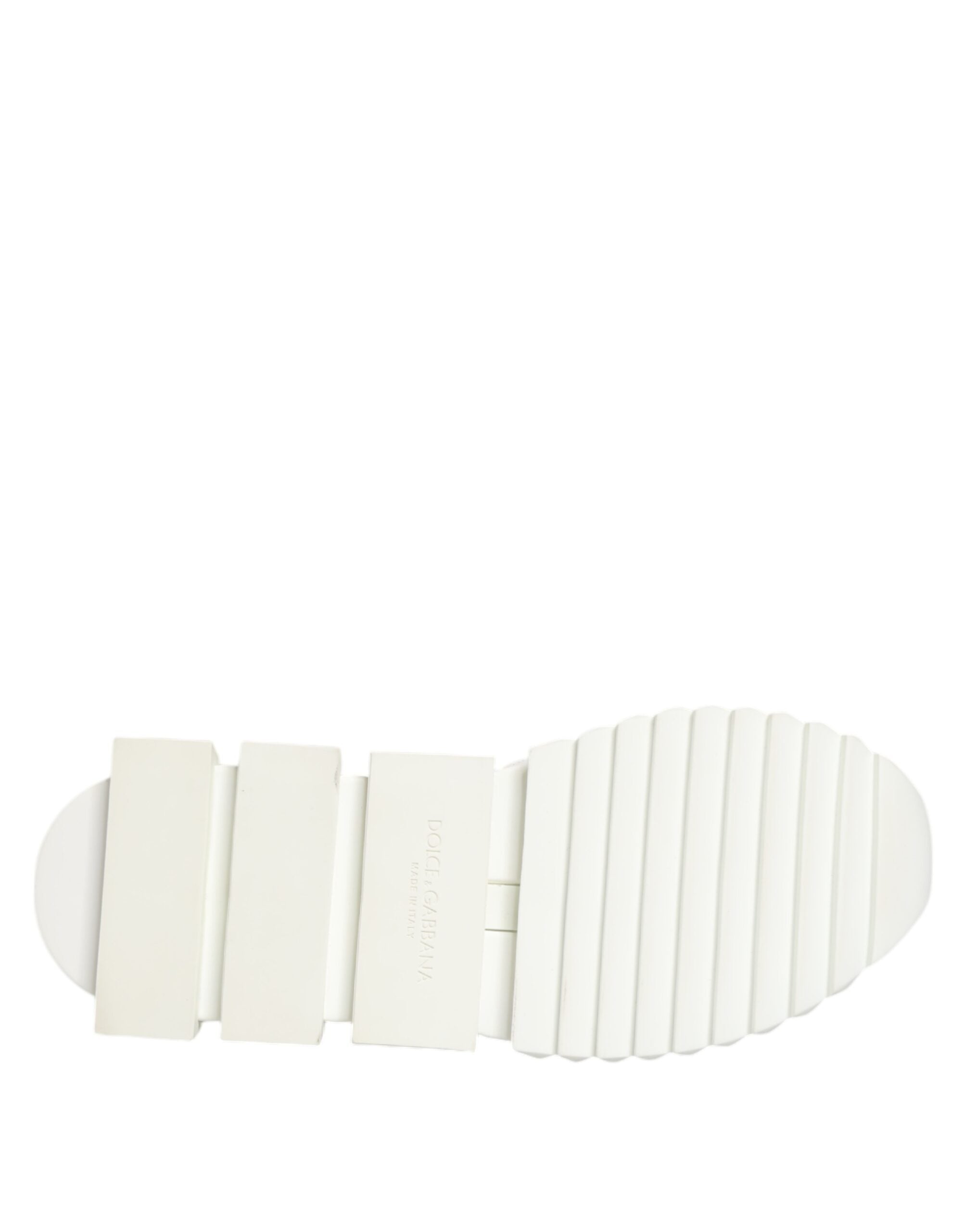 Dolce & Gabbana Weiß Sorrento Low Top Lace Up Turnschuhe Schuhe