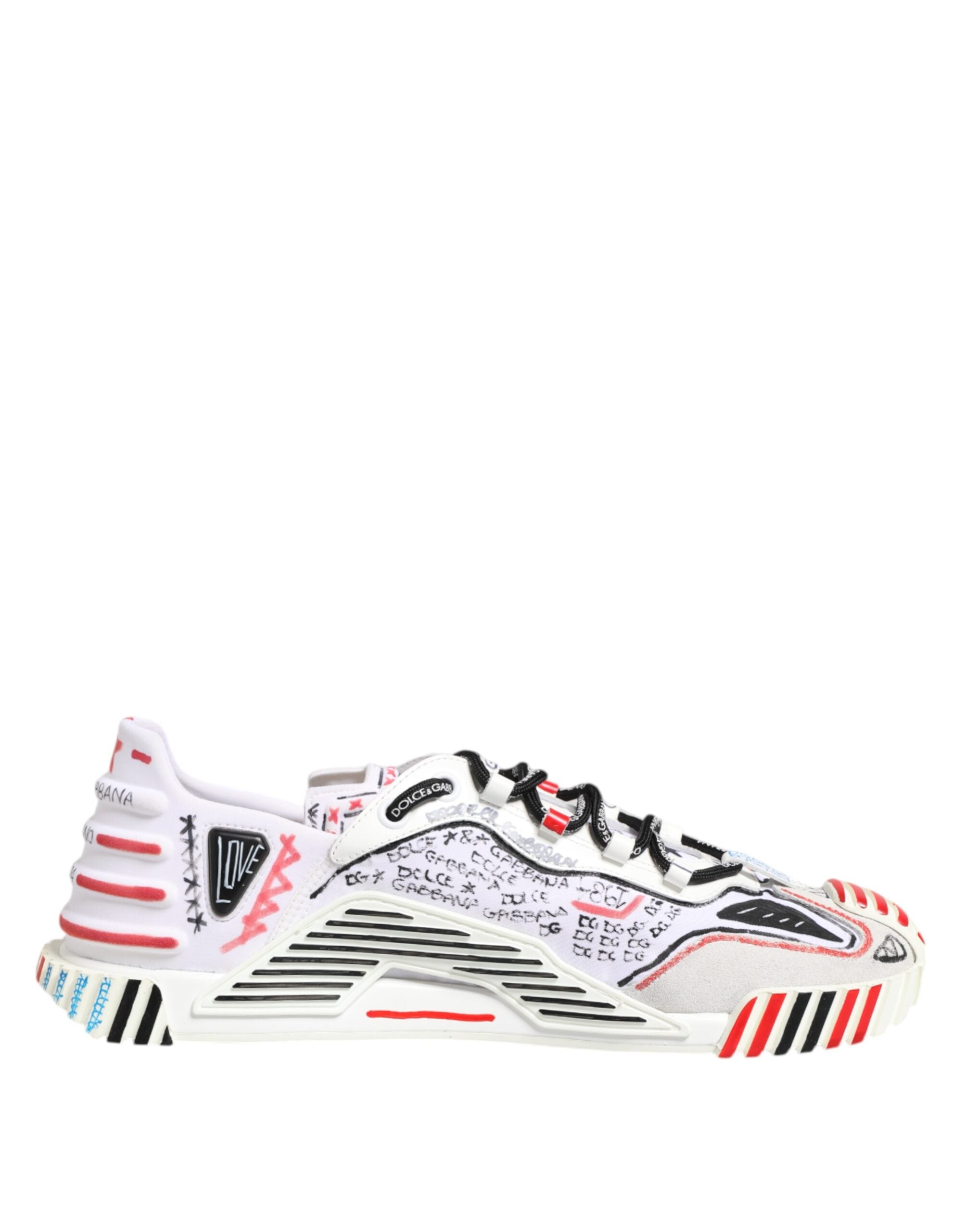 Dolce & Gabbana Multicolor Low Top NS1 Männer Turnschuhe Schuhe