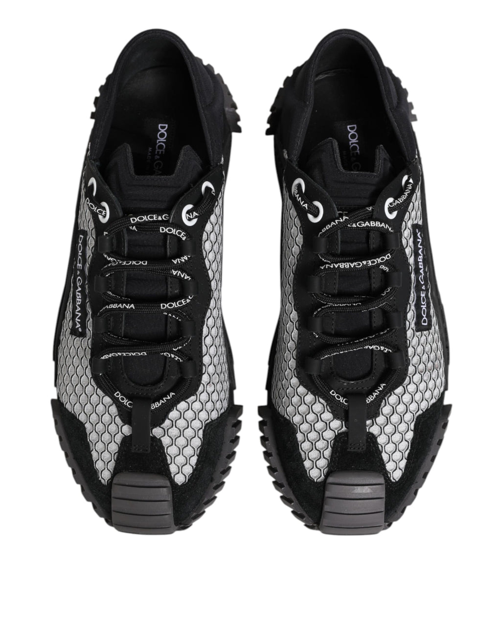 Dolce & Gabbana Multicolor Lace Up Low Top NS1 Turnschuhe Schuhe