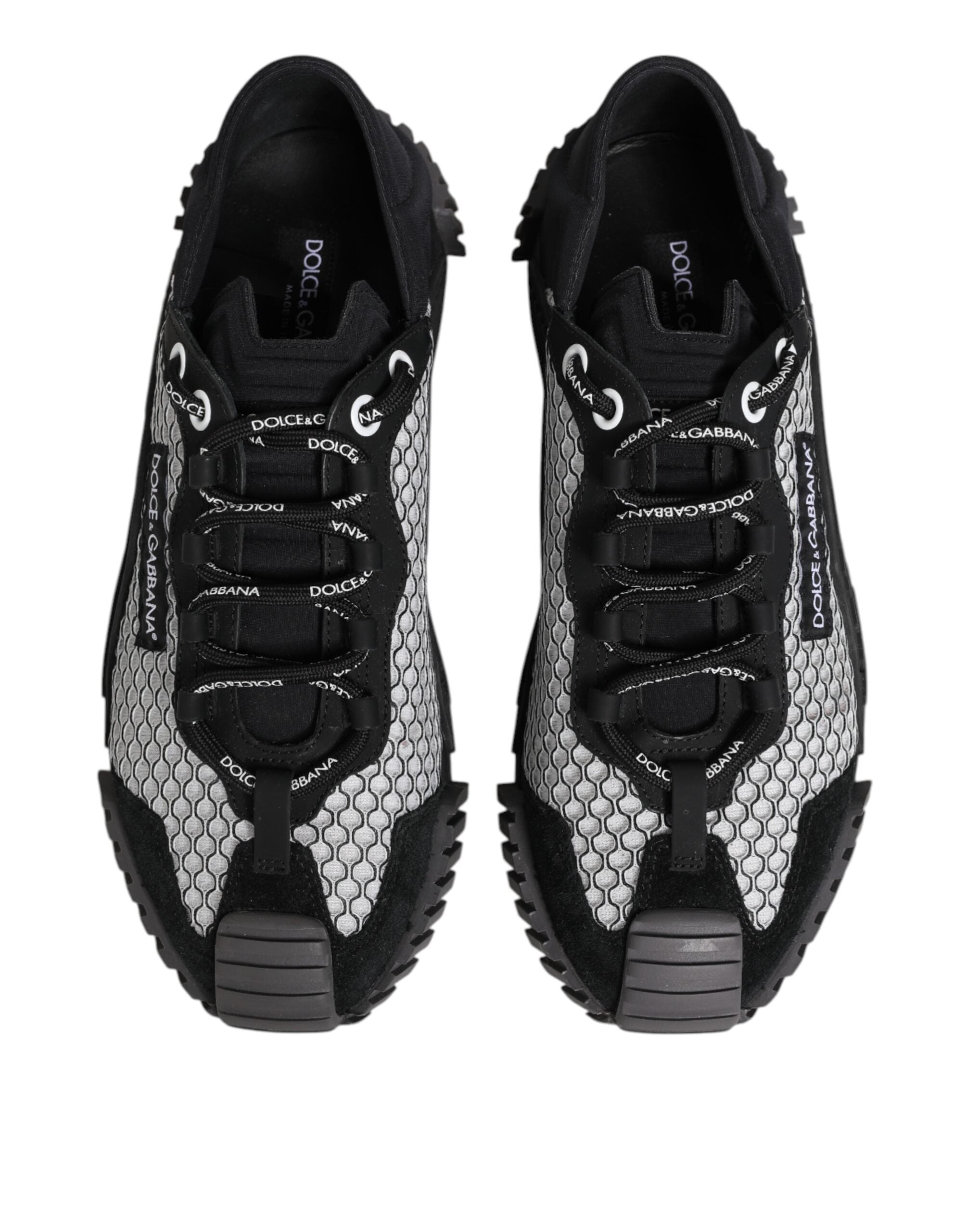 Dolce & Gabbana Multicolor Lace Up Low Top NS1 Turnschuhe Schuhe