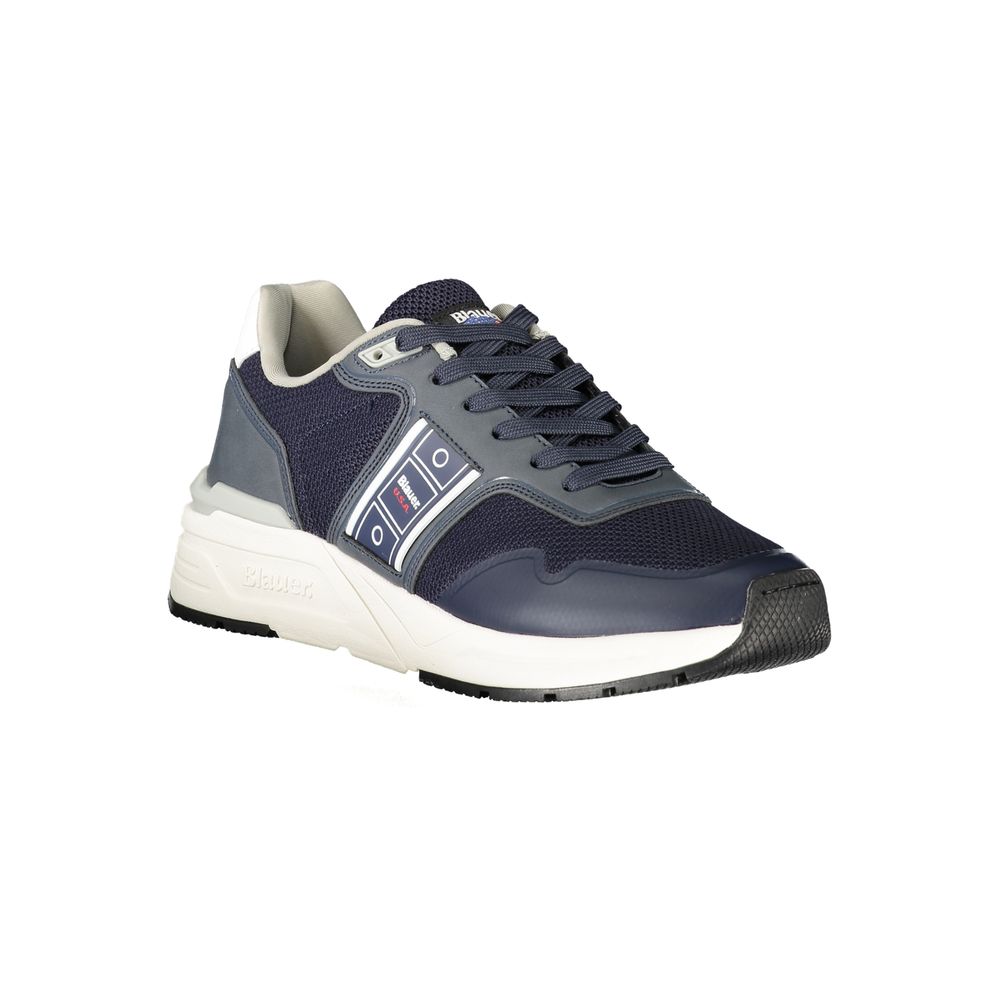 Blauer Polyester Herren Sneaker