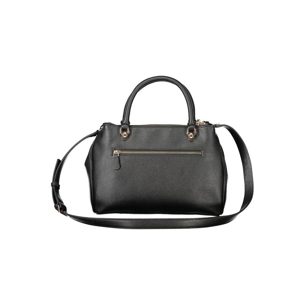 Guess Jeans Schwarz Polyethylen Frauen Handtasche
