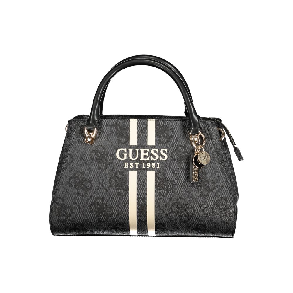 Guess Jeans Schwarz Polyethylen Frauen Handtasche