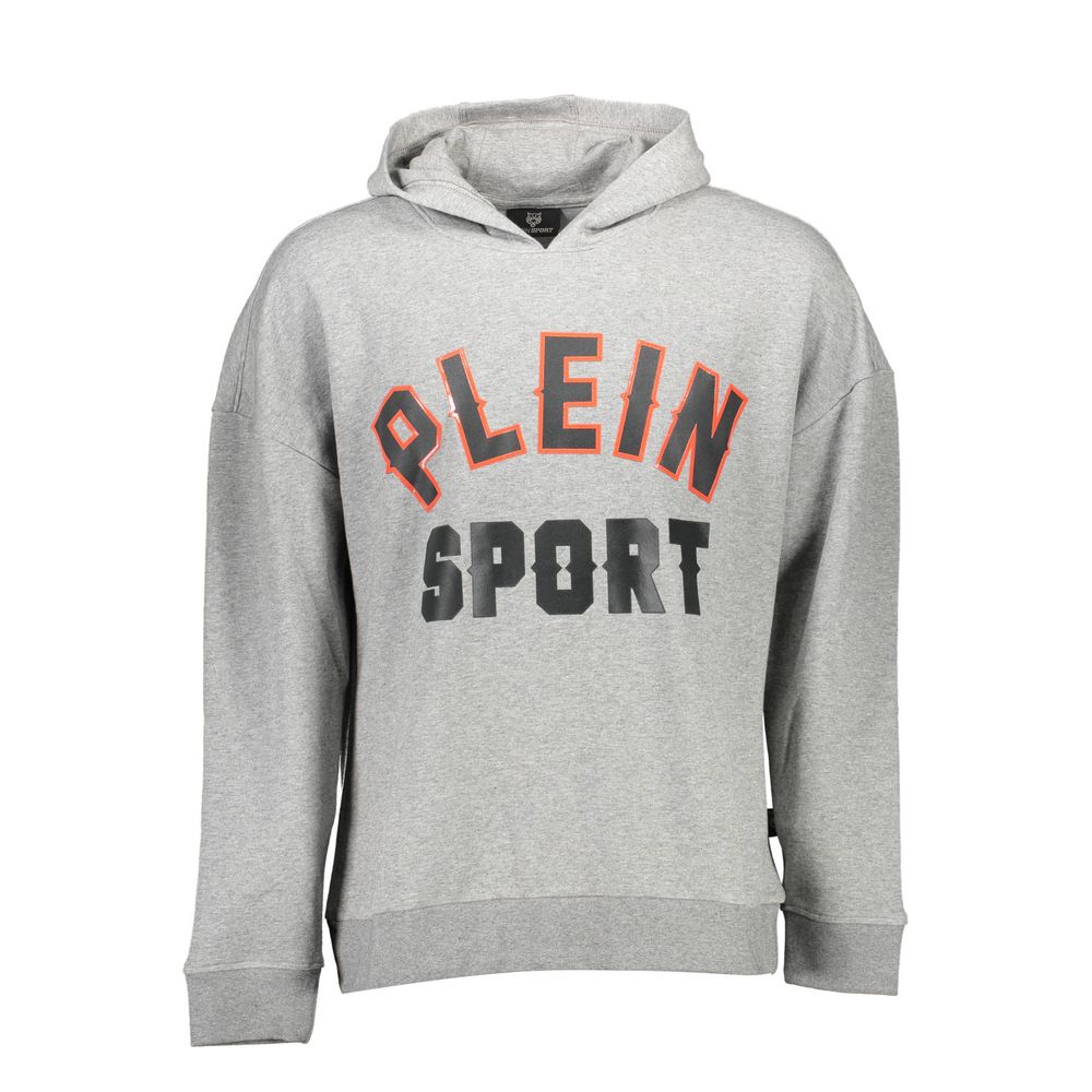 Plein Sport Grauer Baumwollpullover