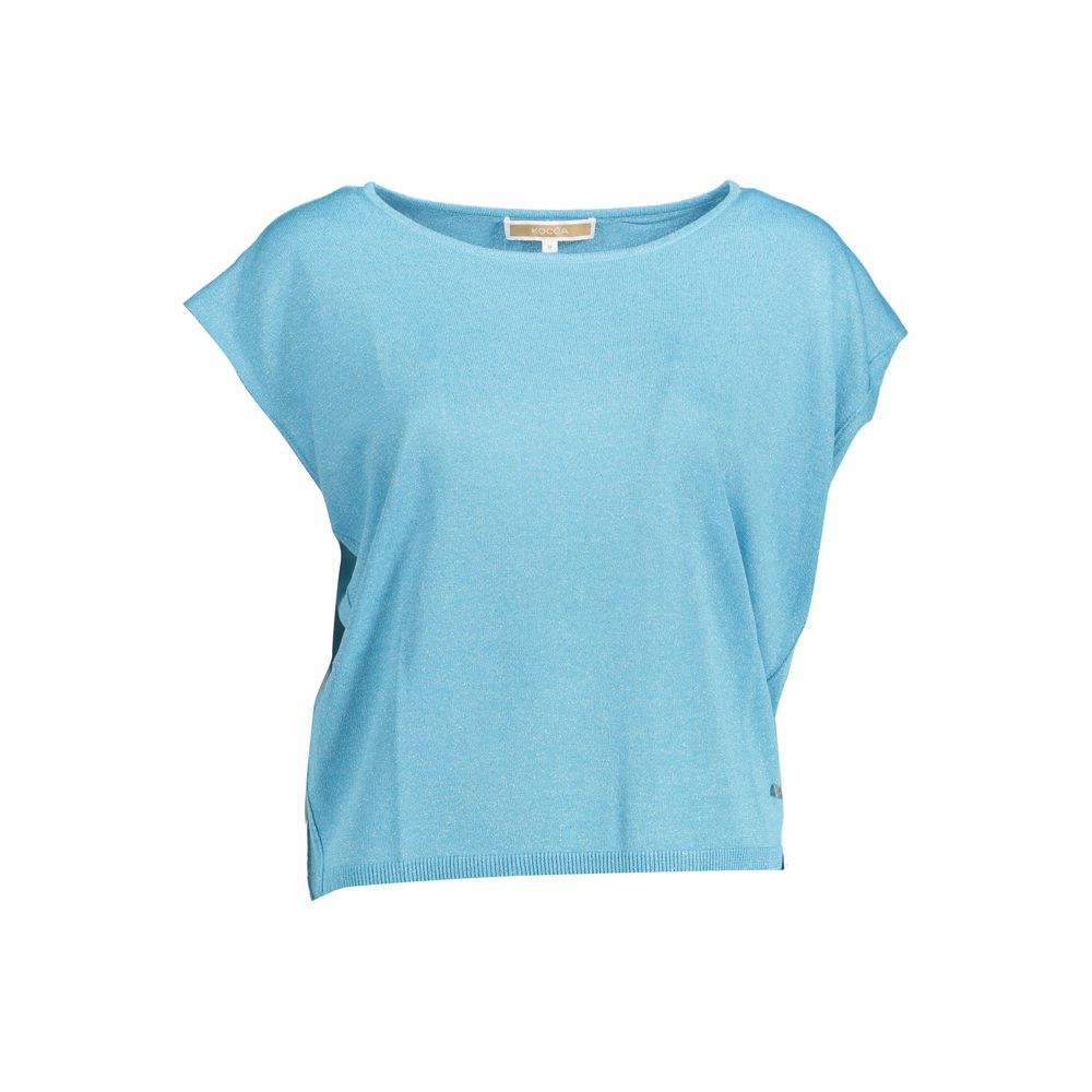 Kocca Blaues Polyester T-Shirt für Frauen