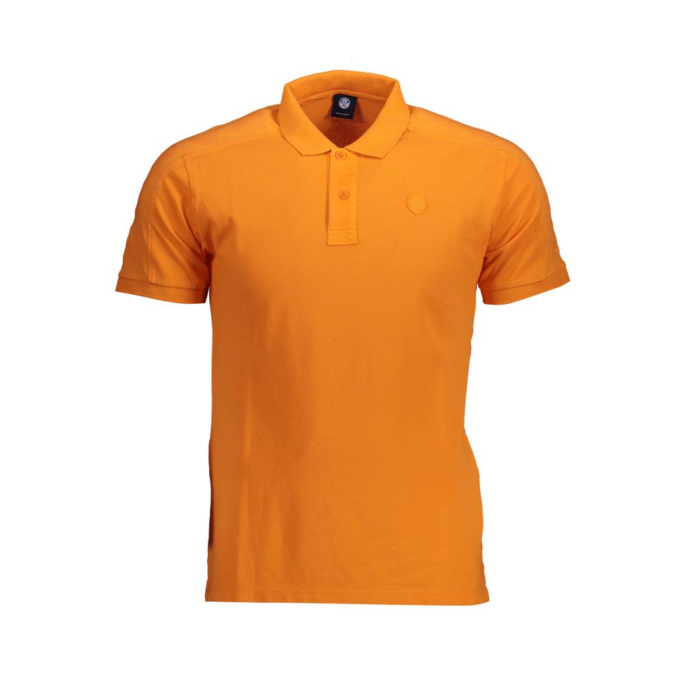 North Sails Orangefarbenes Baumwoll-Poloshirt