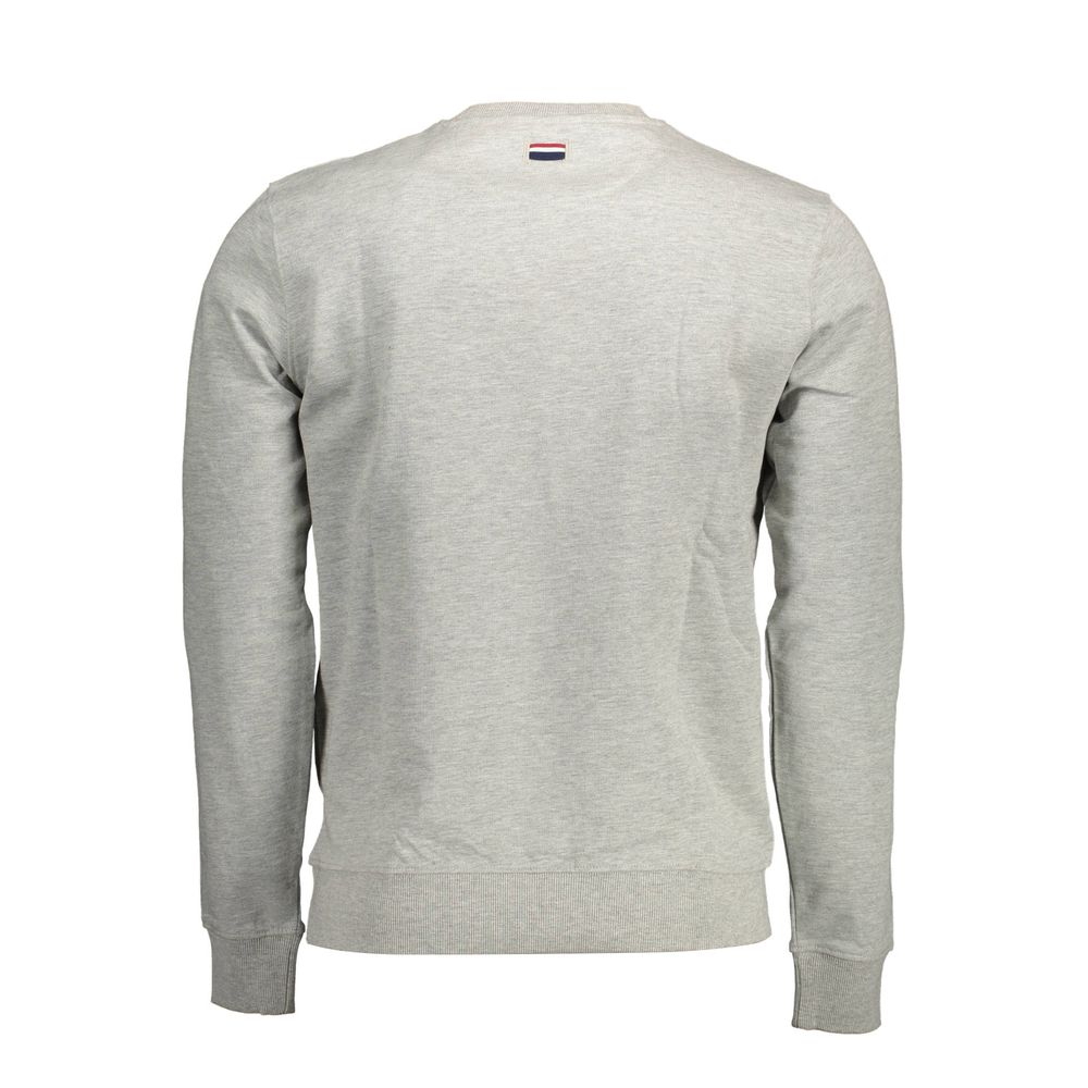 U.S. POLO ASSN. Grauer Baumwollpullover